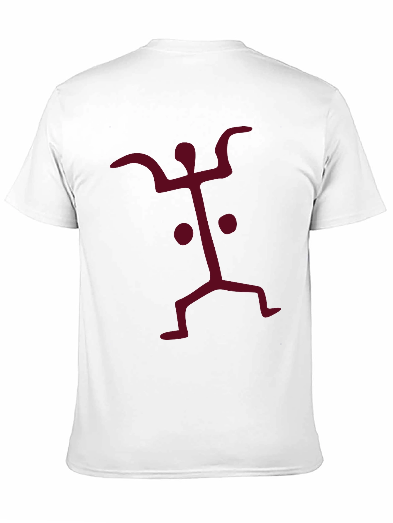 Black Abstract Graphic Print Crew Neck Tee view 11