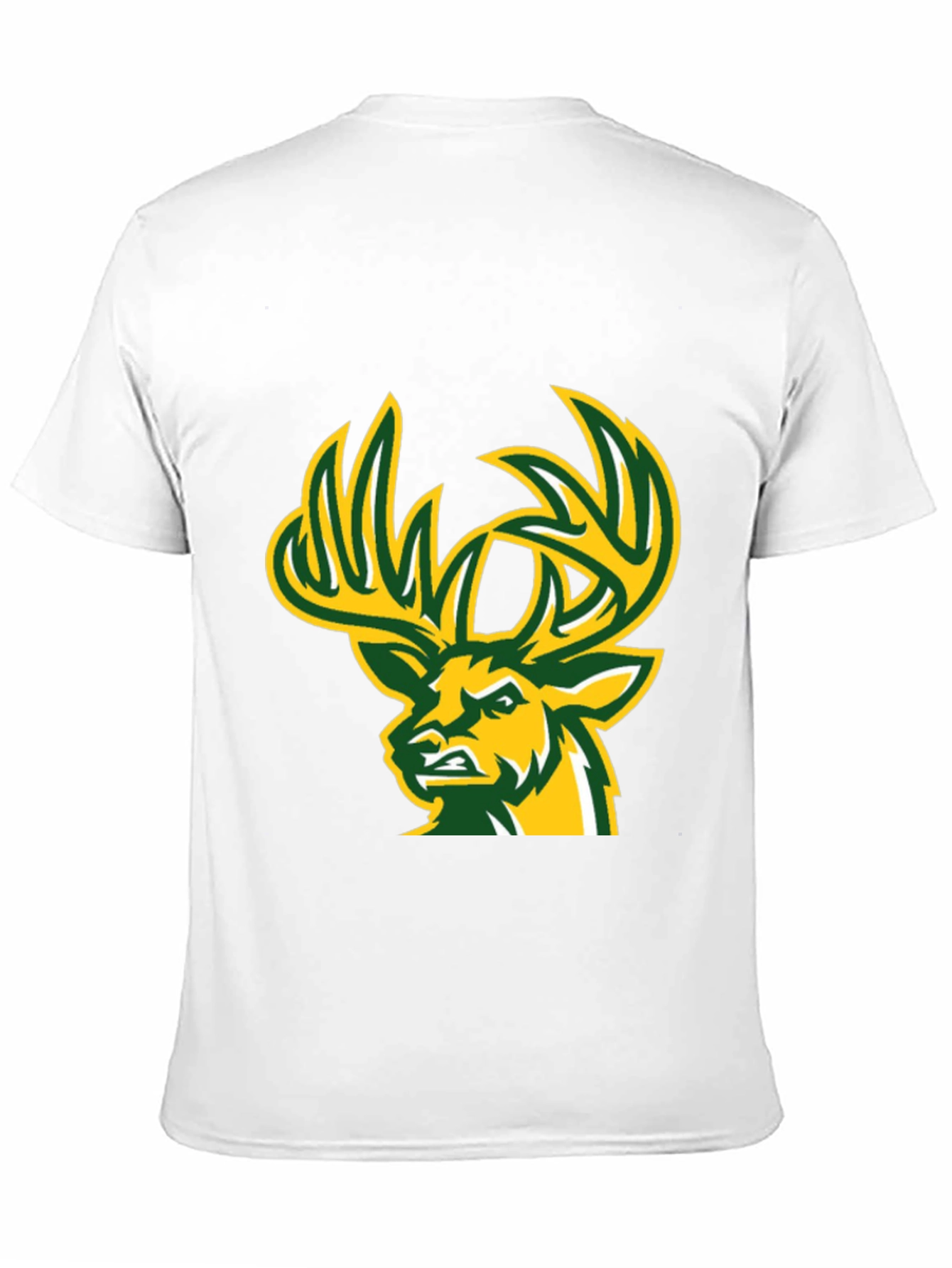 Black Deer Graphic T-Shirt - Black Cotton Tee view 11