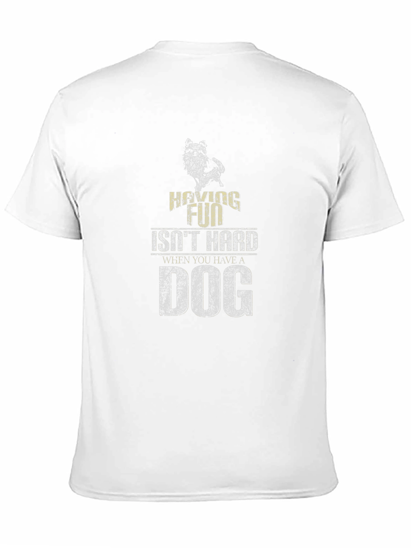 Black Having Fun Isn't Hard T-Shirt - Dog Lover Apparel view 11
