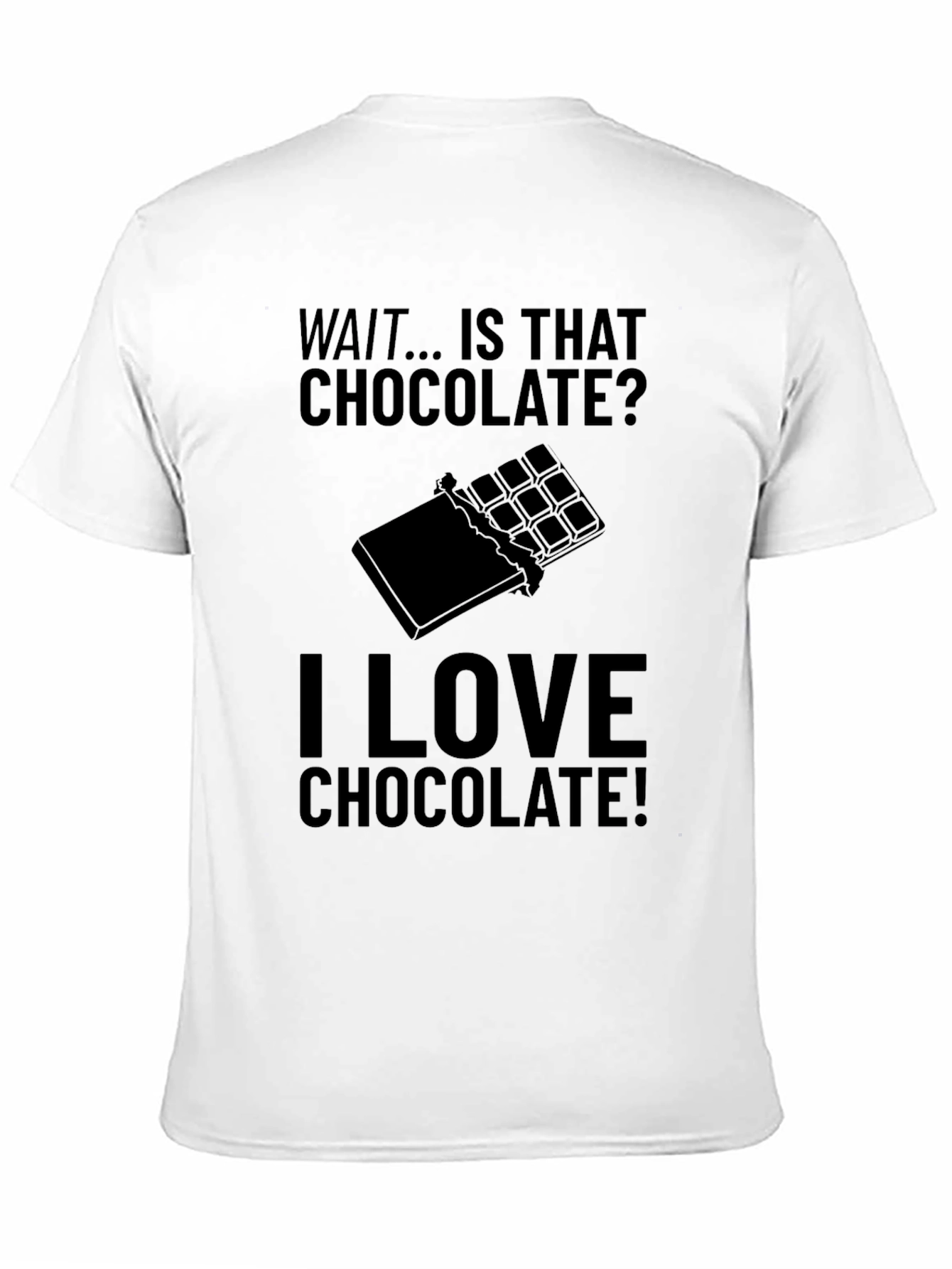 Black Chocolate Lover T-Shirt - Funny Graphic Tee view 11