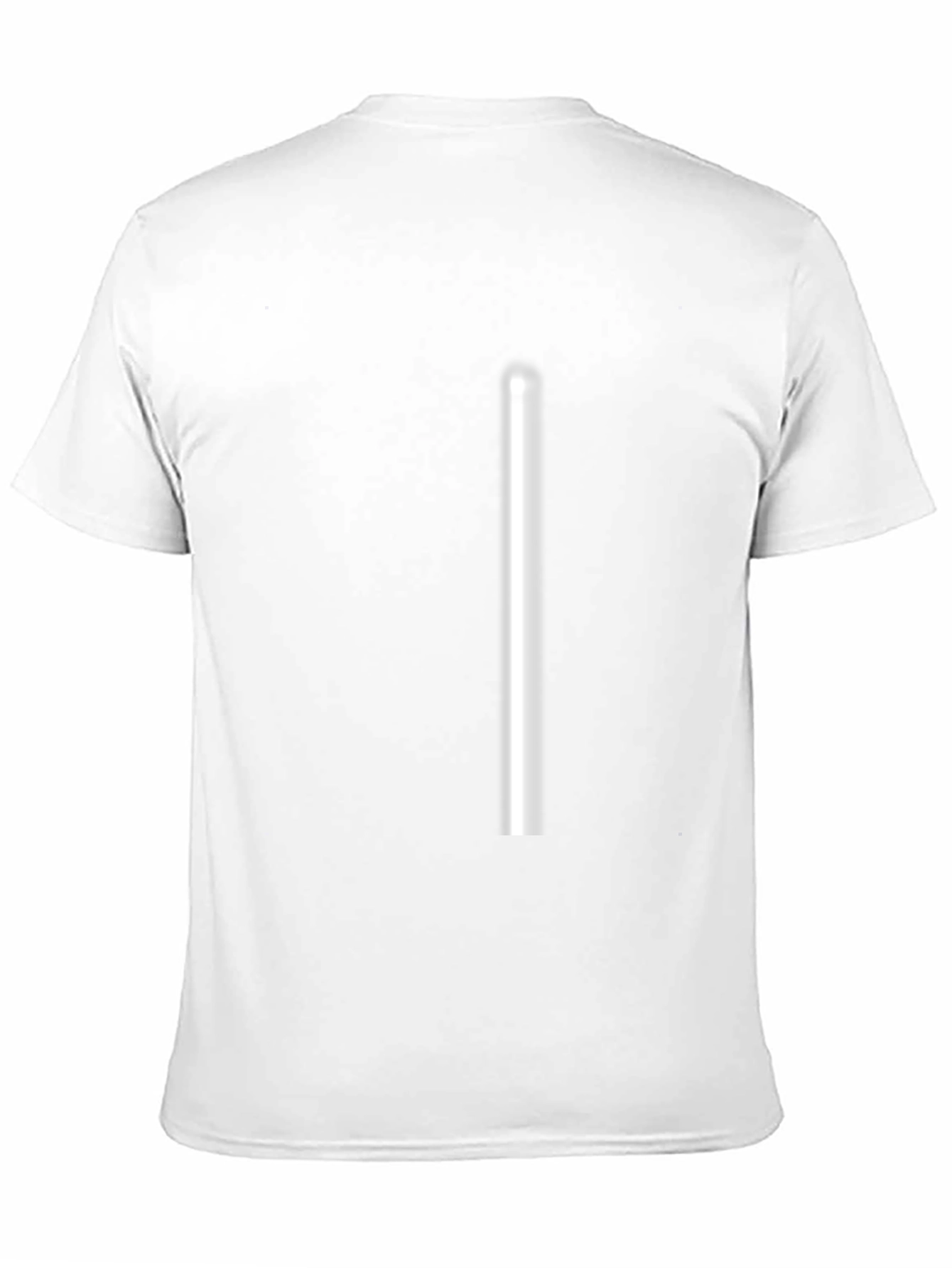 Black Men's Solid Black Crewneck T-Shirt view 11