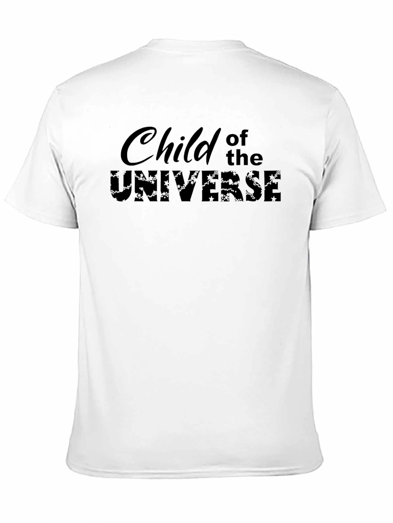 Black Child of the Universe Black Graphic Tee view 11