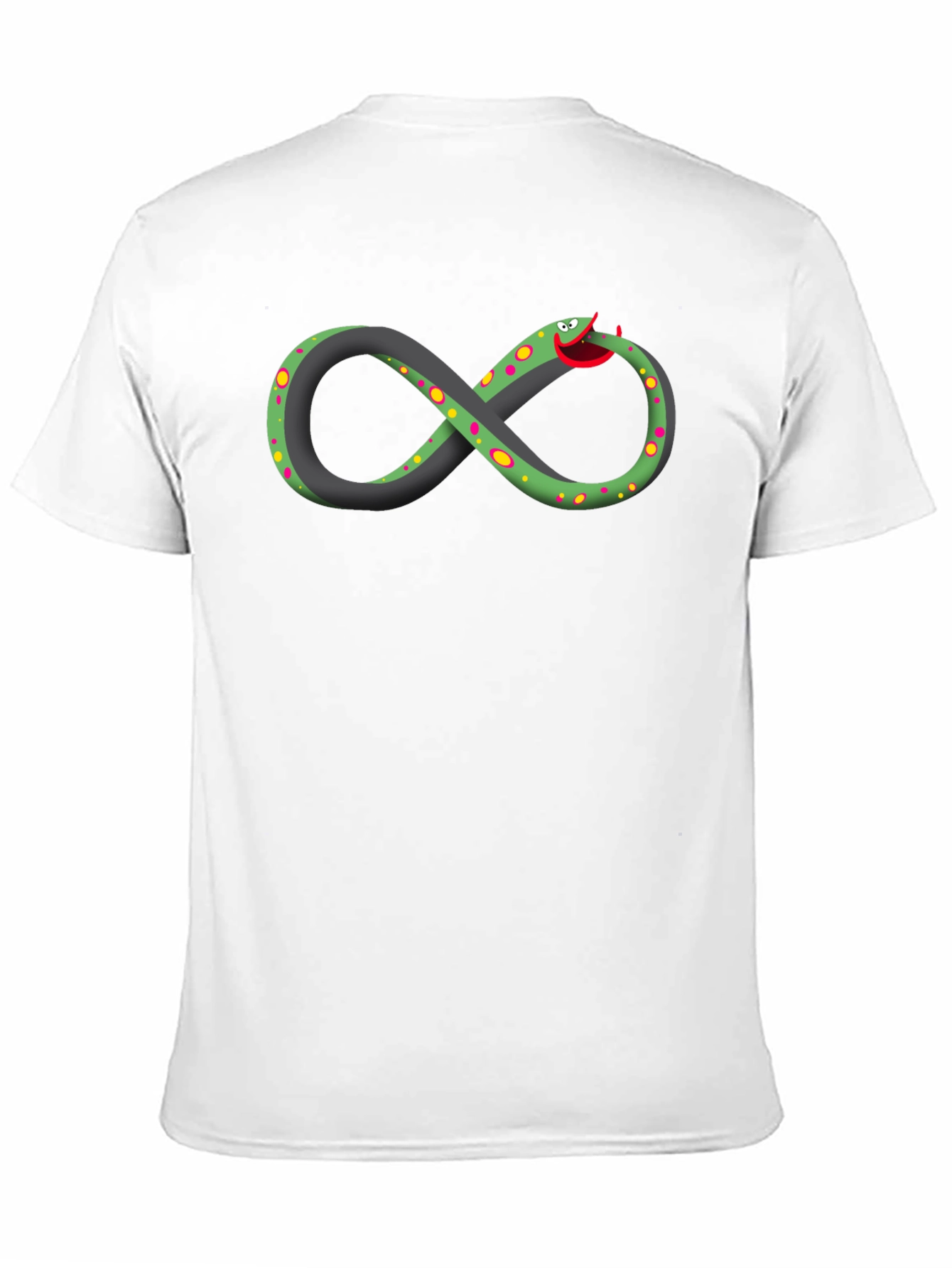 Black Infinity Snake Graphic Tee - Unique Design! view 11