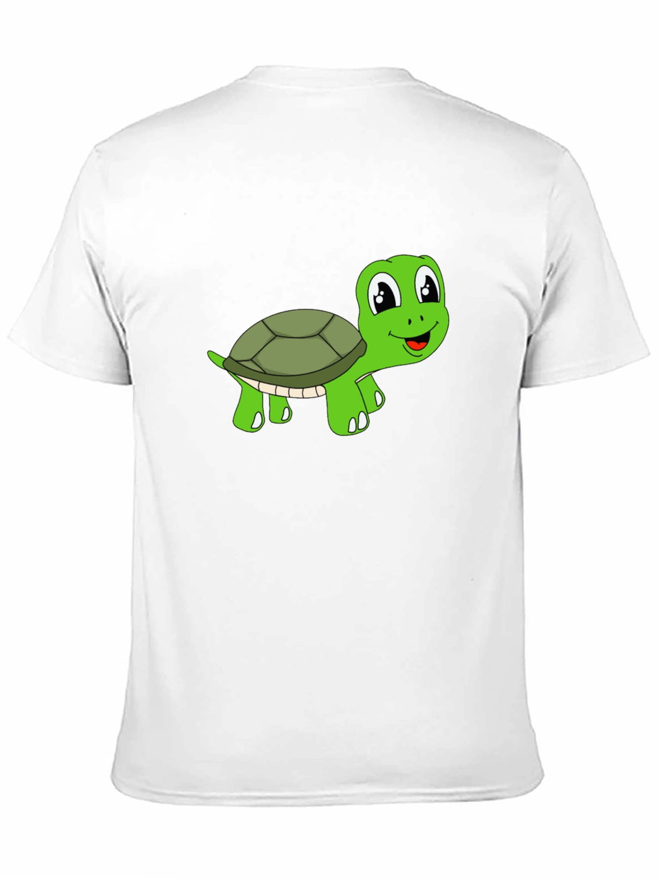 Black Cute Turtle Graphic T-Shirt - Black view 11