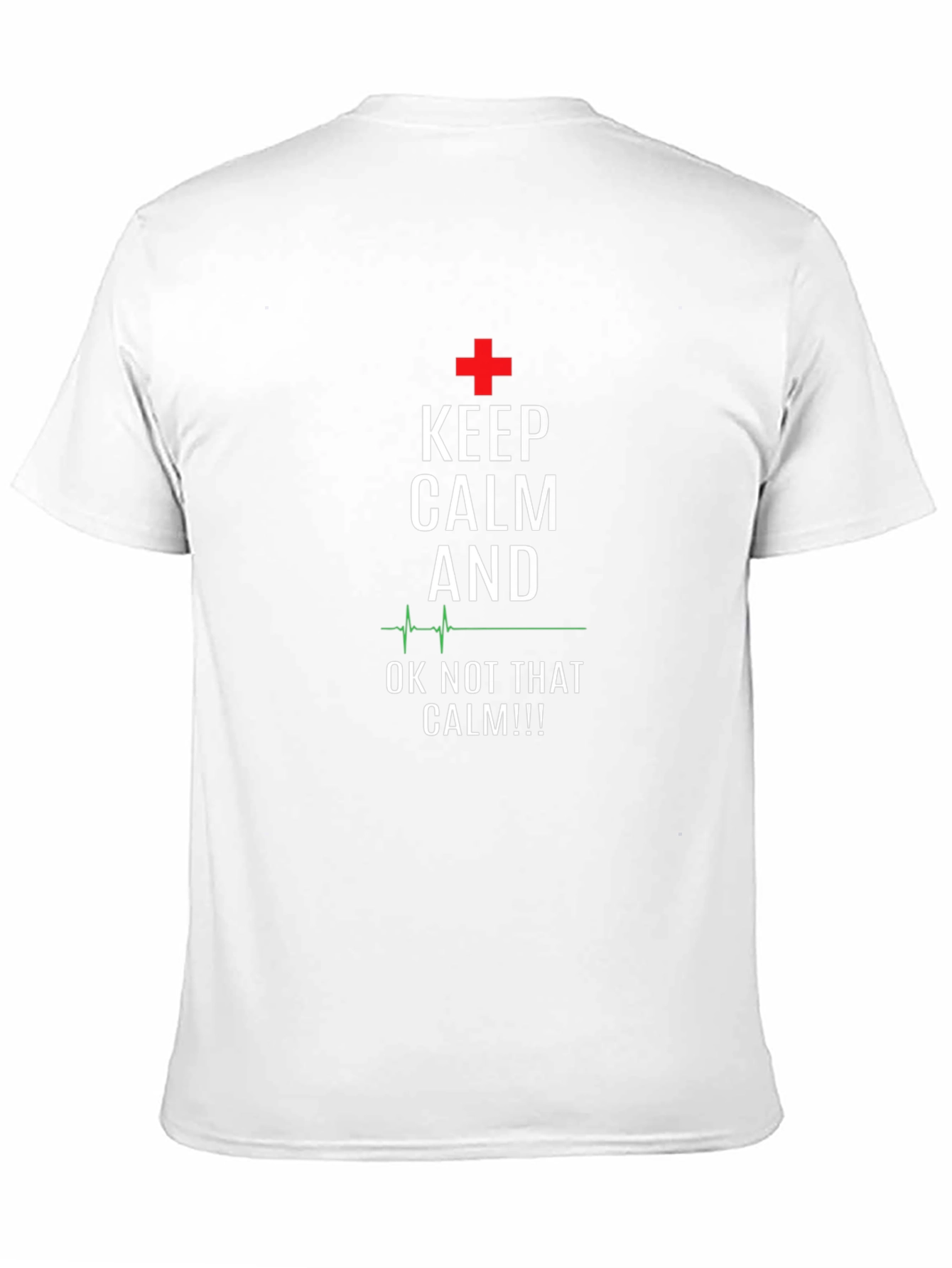 Black Keep Calm Funny Medical T-Shirt view 11