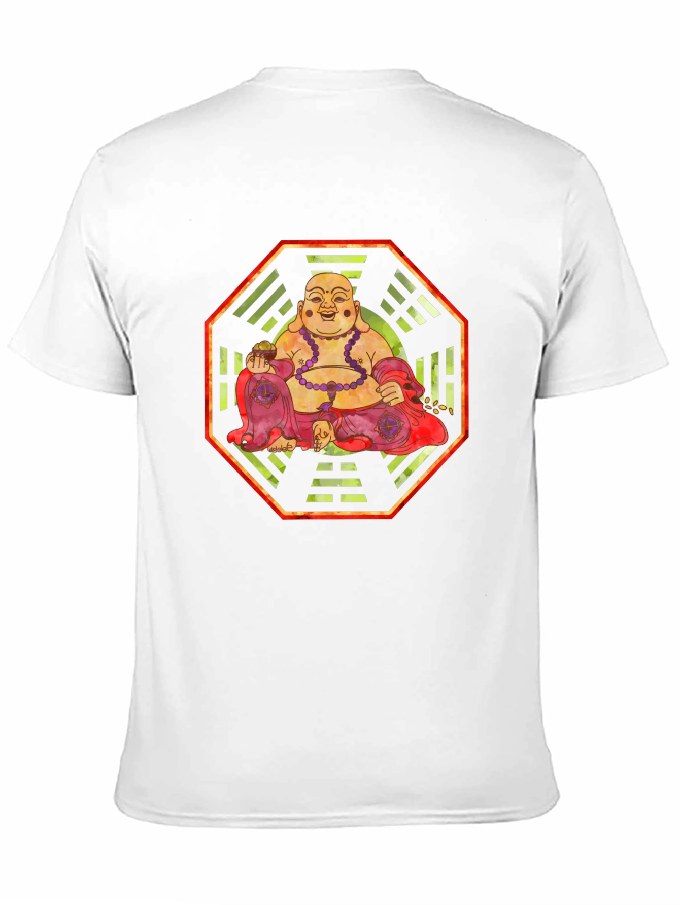 Laughing Buddha Graphic Tee - Zen Style - 11