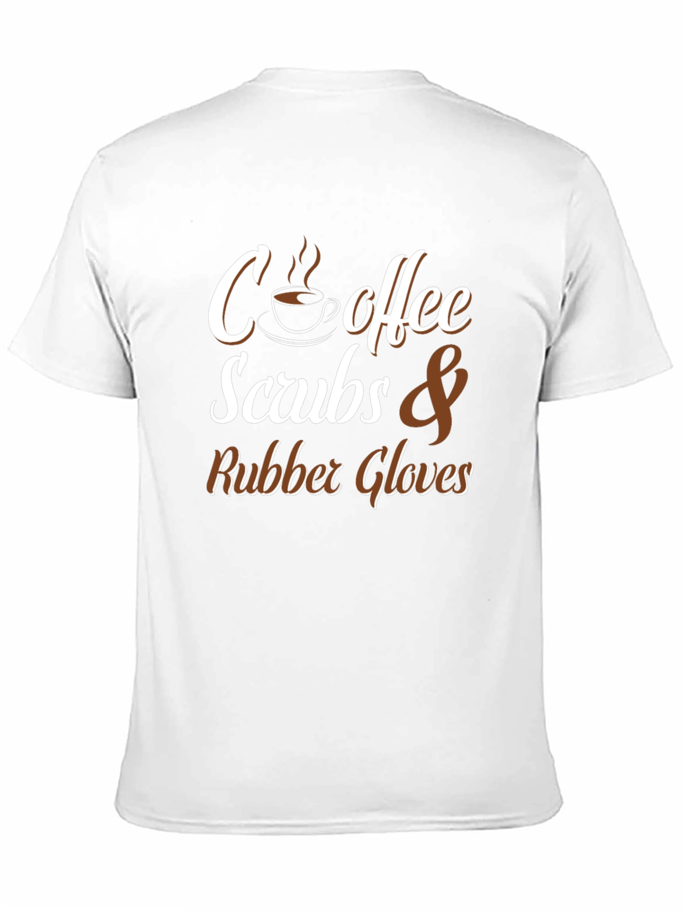 Black Coffee Scrubs & Rubber Gloves Graphic T-Shirt view 11