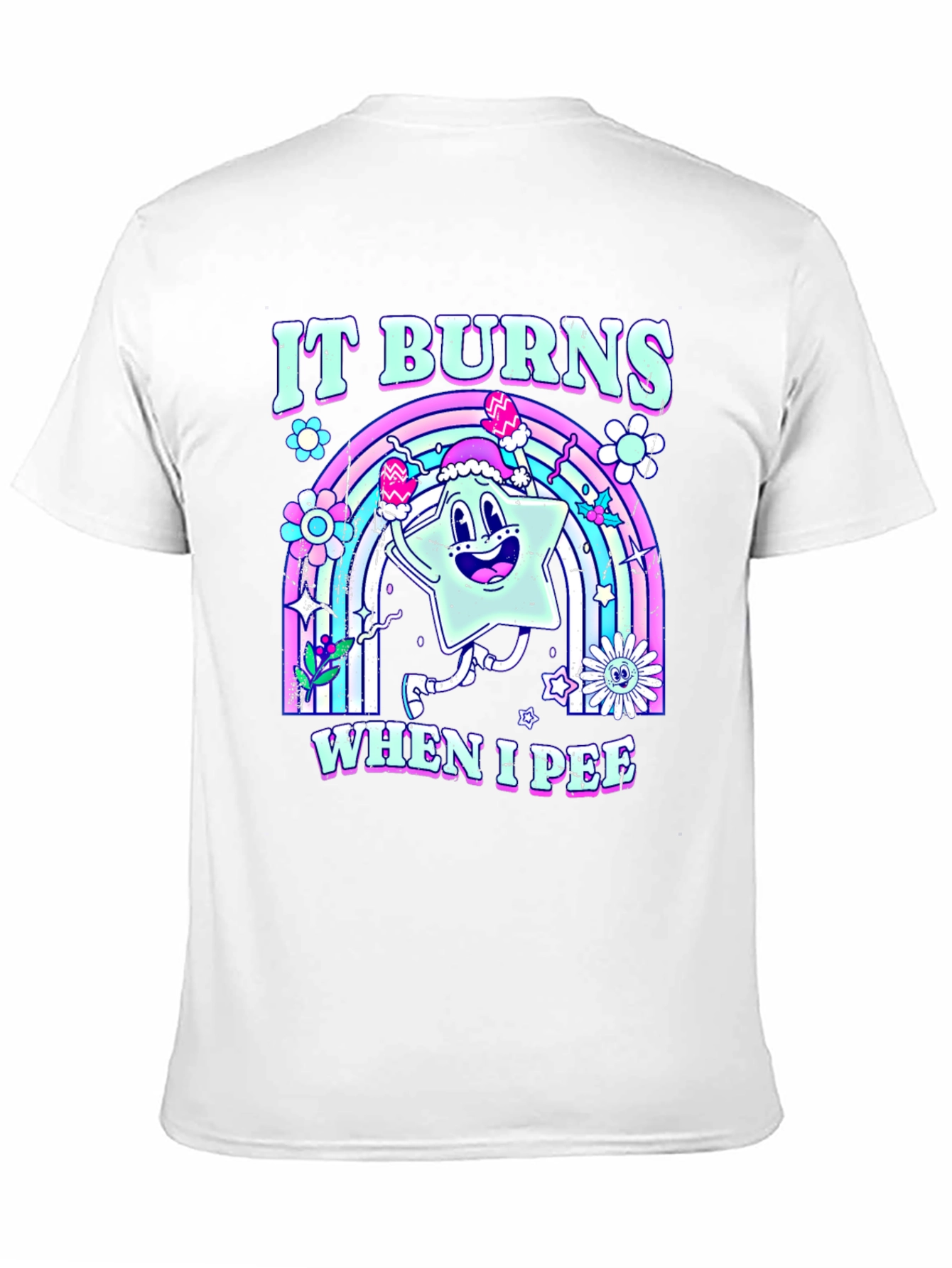 Black It Burns When I Pee Graphic Tee view 11