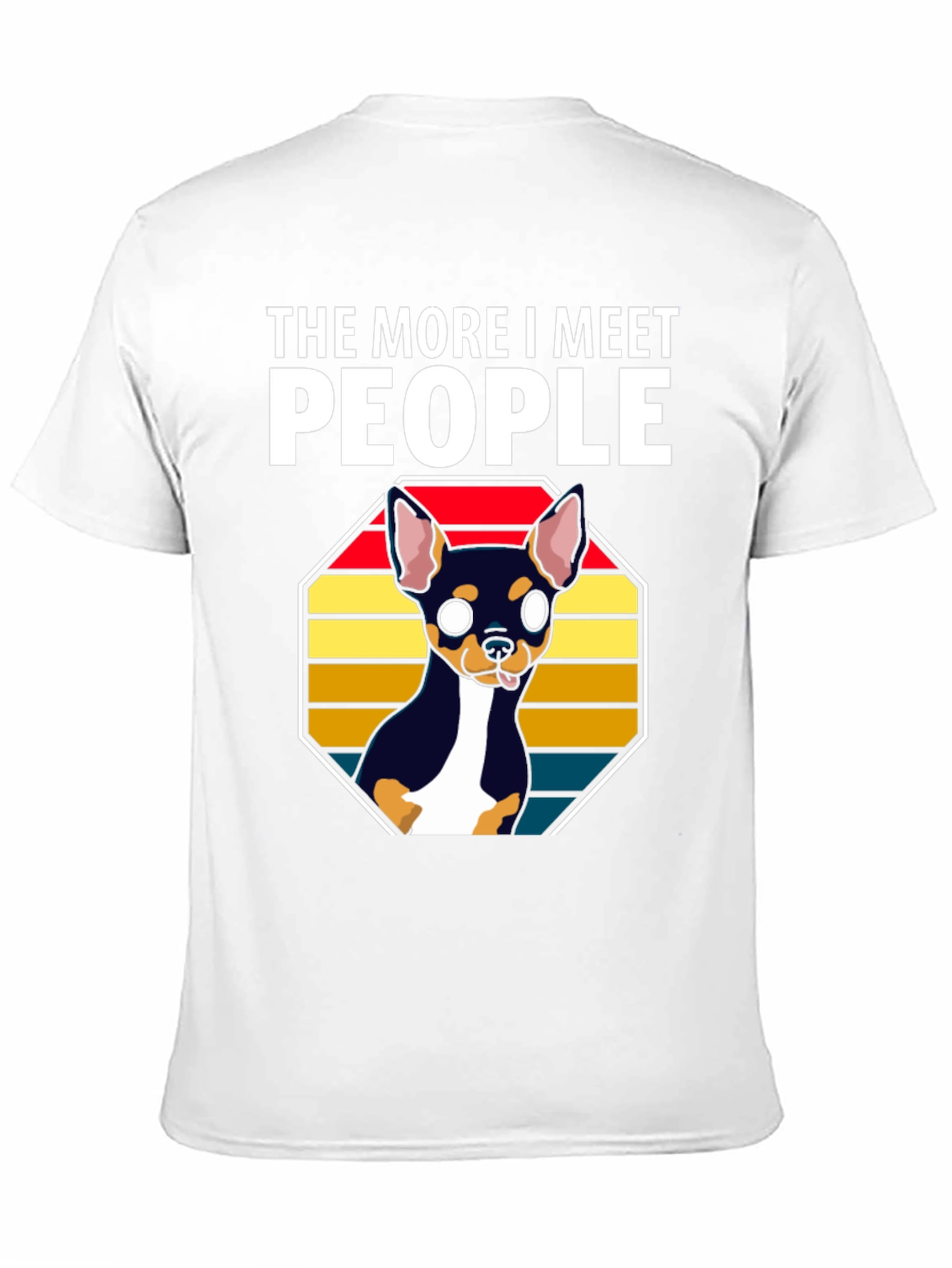 Black Dog Lover Tee - More I Meet People view 11