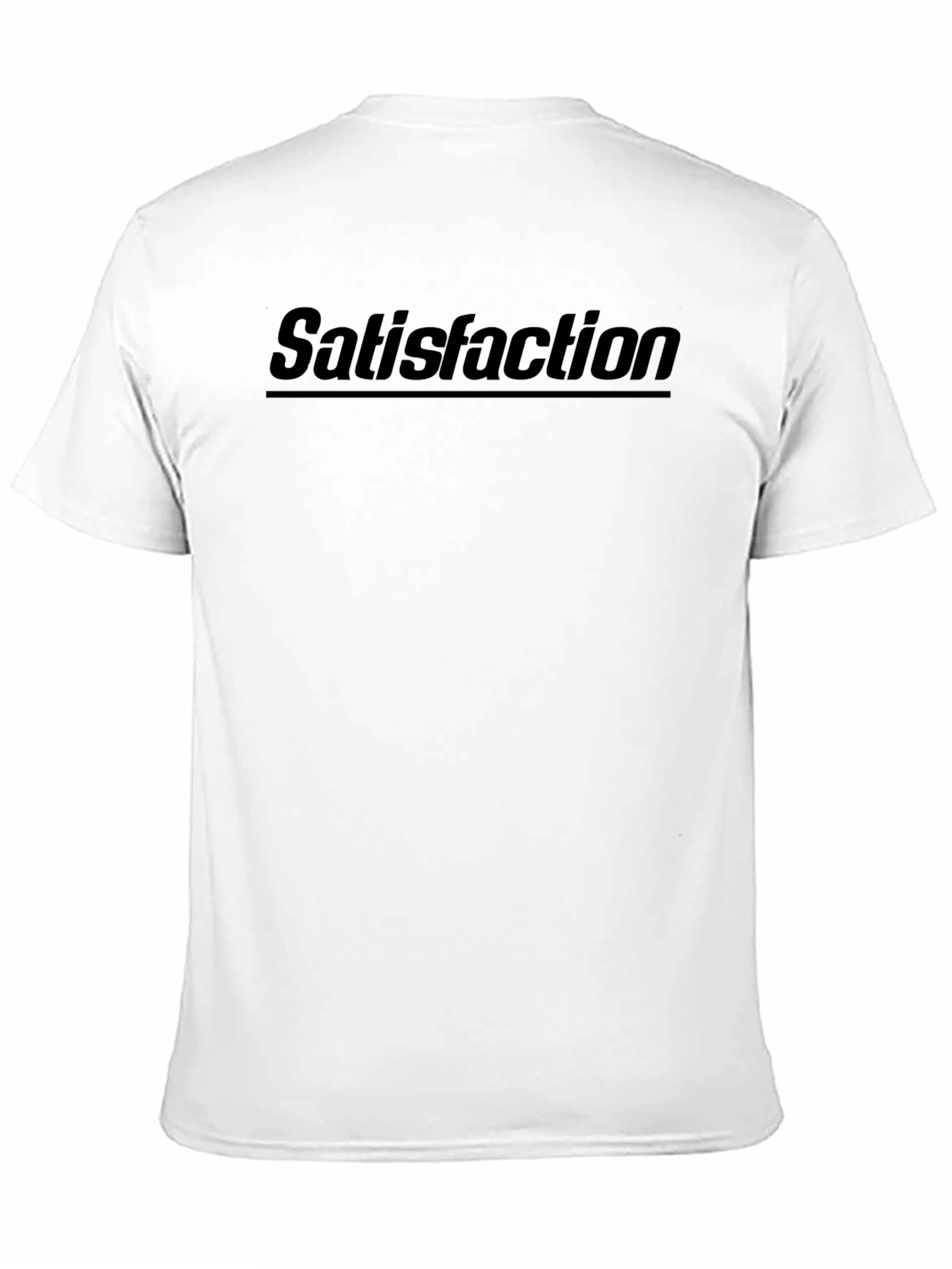 Black Satisfaction Graphic Tee - Black view 11