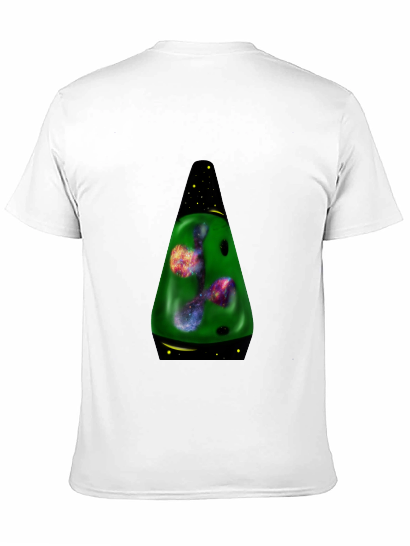 Black Galaxy Lava Lamp Graphic T-Shirt view 11