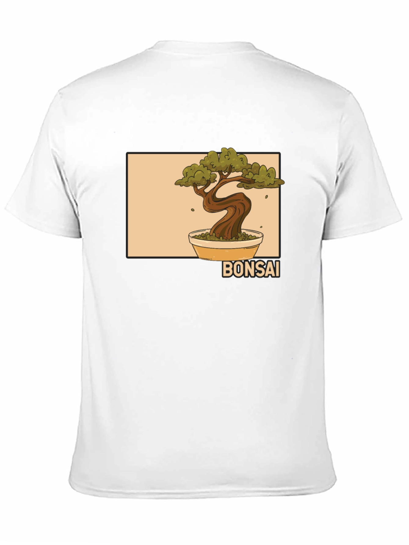 Black Bonsai Tree Graphic Black T-Shirt view 11