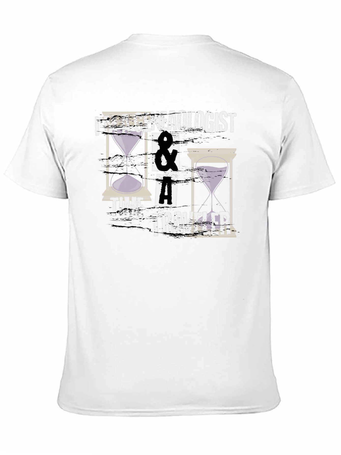 Black Genealogist & Time Traveler Black T-Shirt view 11