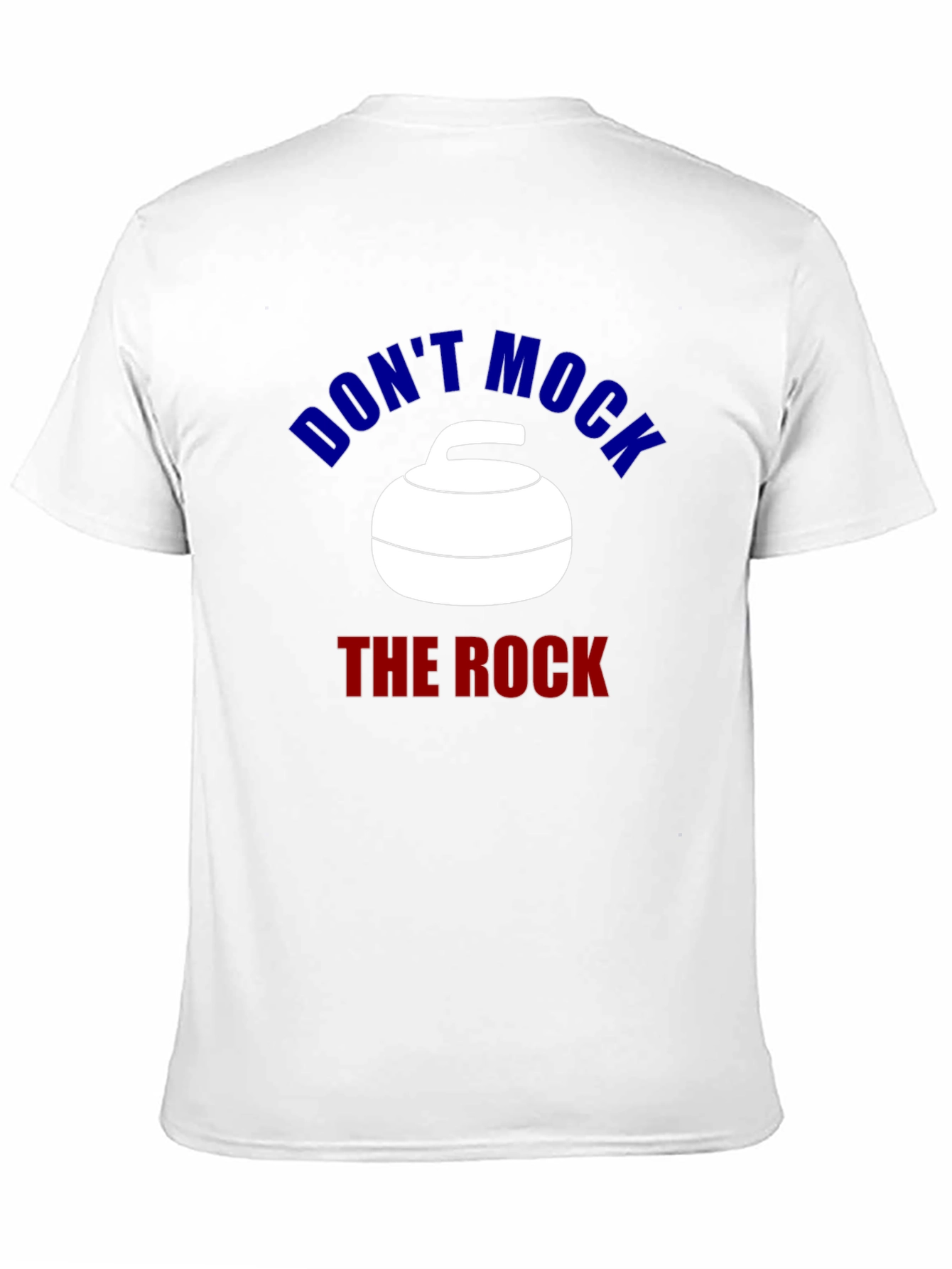 Black Don't Mock The Rock Curling T-Shirt view 11