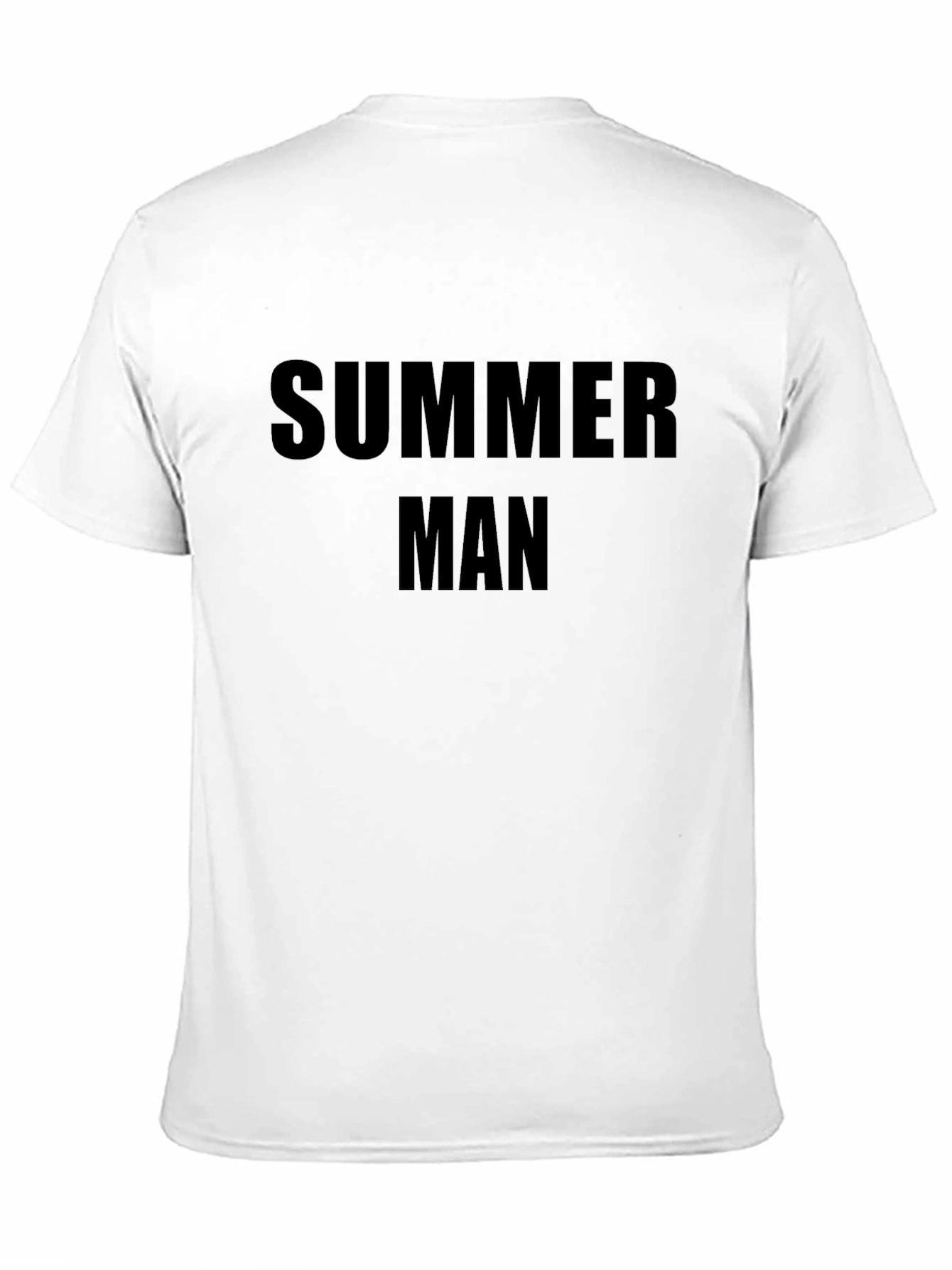 Black Summer Man Black Graphic Tee - Stylish Casual Wear view 11
