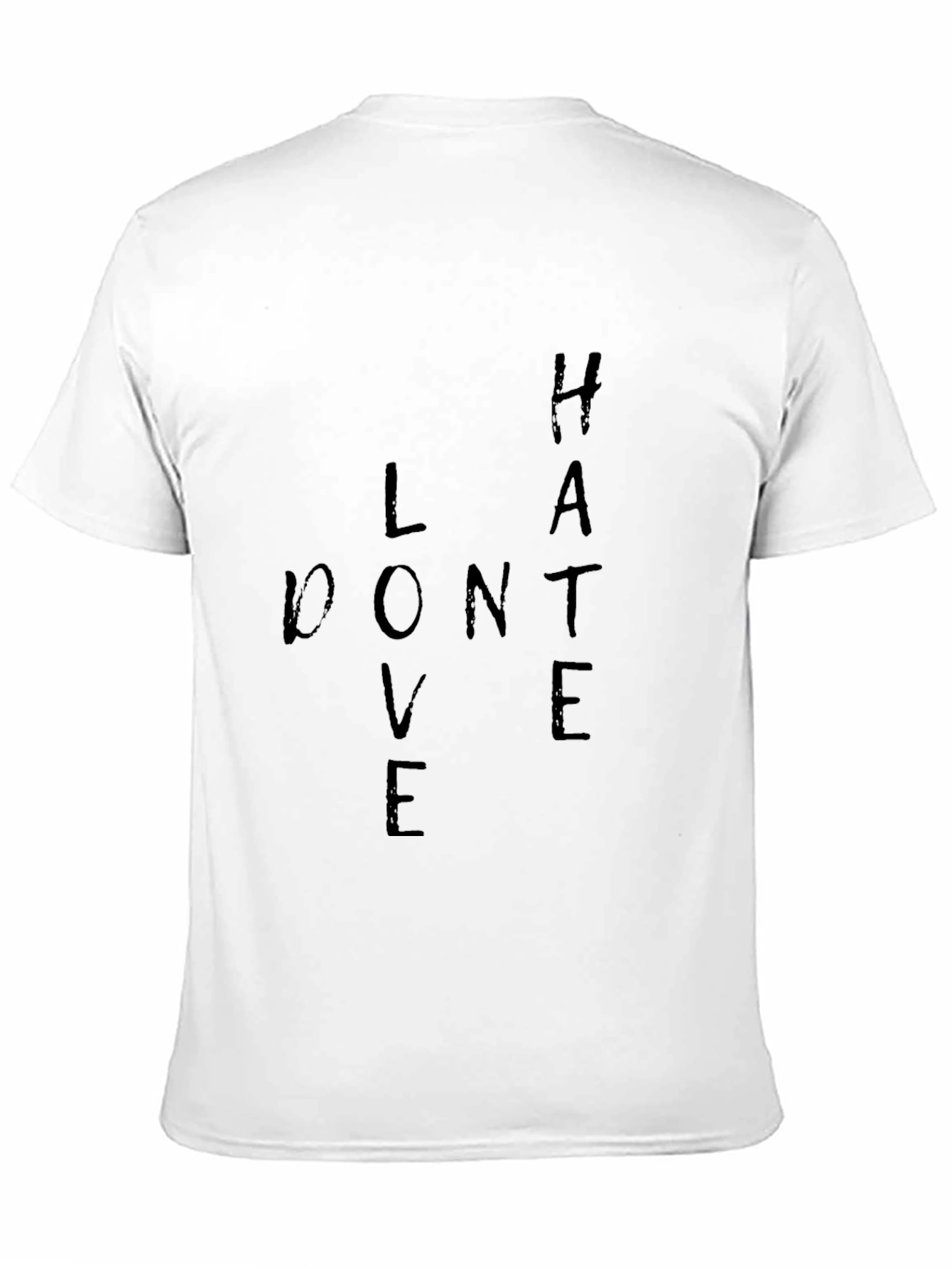 Black Love Don't Hate Graphic T-Shirt view 11