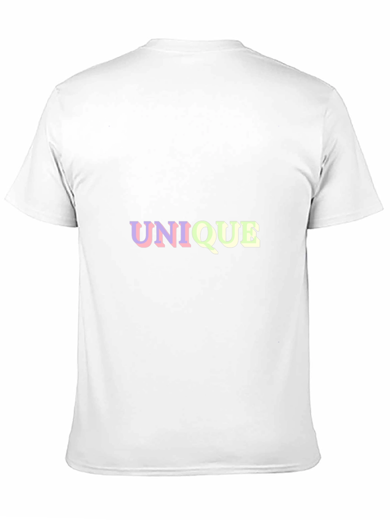 Black Unique Graphic Tee - Black Cotton Blend view 11