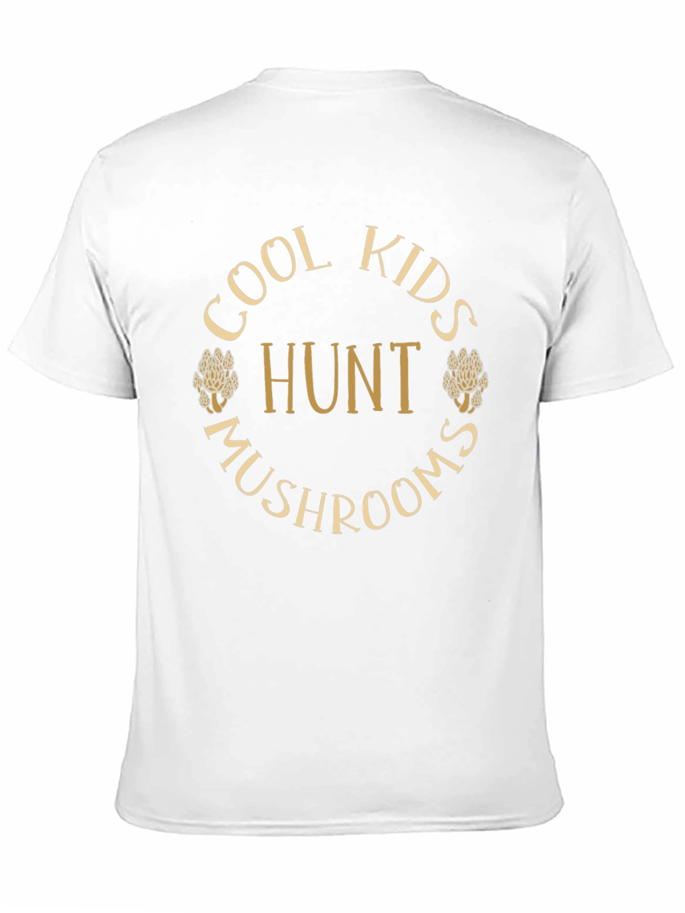 Black Cool Kids Hunt Mushrooms Graphic Tee view 11