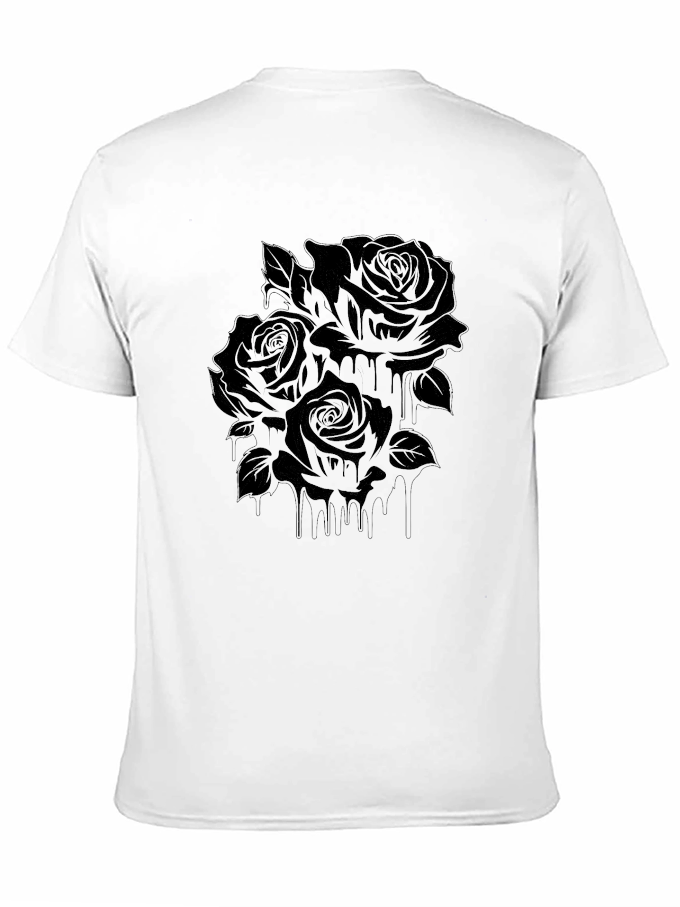Black Black Roses Graphic T-Shirt view 11