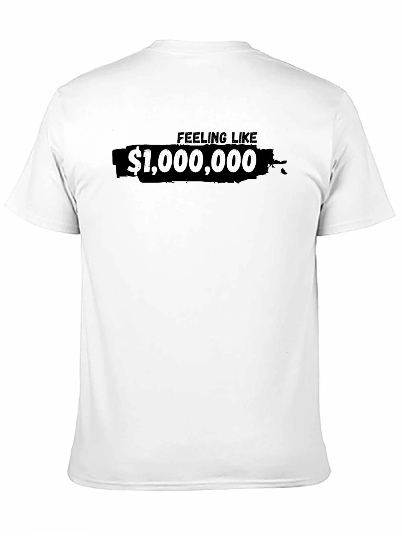 Black Feeling Like a Million T-Shirt - Black Crew Neck Tee view 11