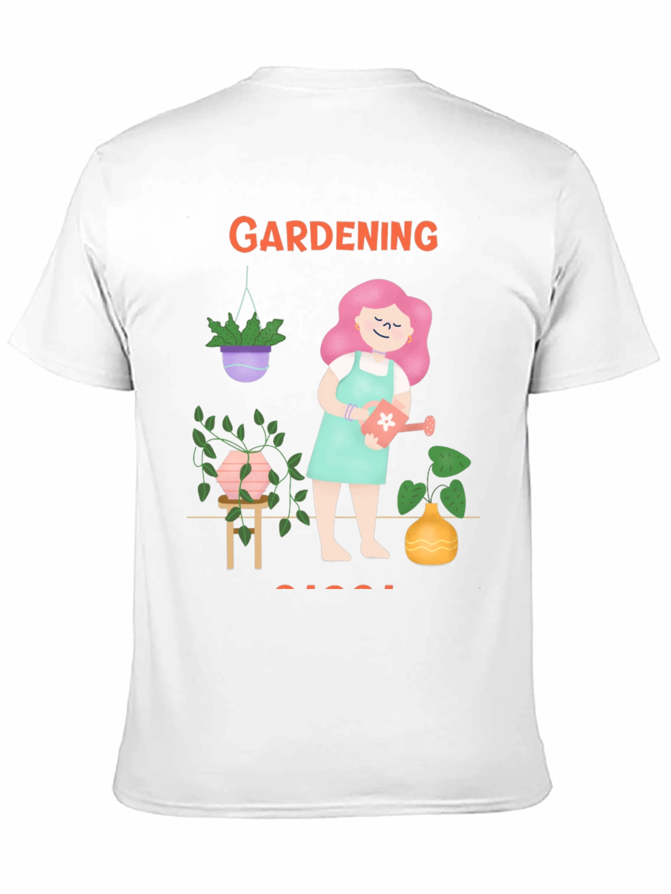 Black Gardening T-Shirt Cute Plant Lover Tee view 11