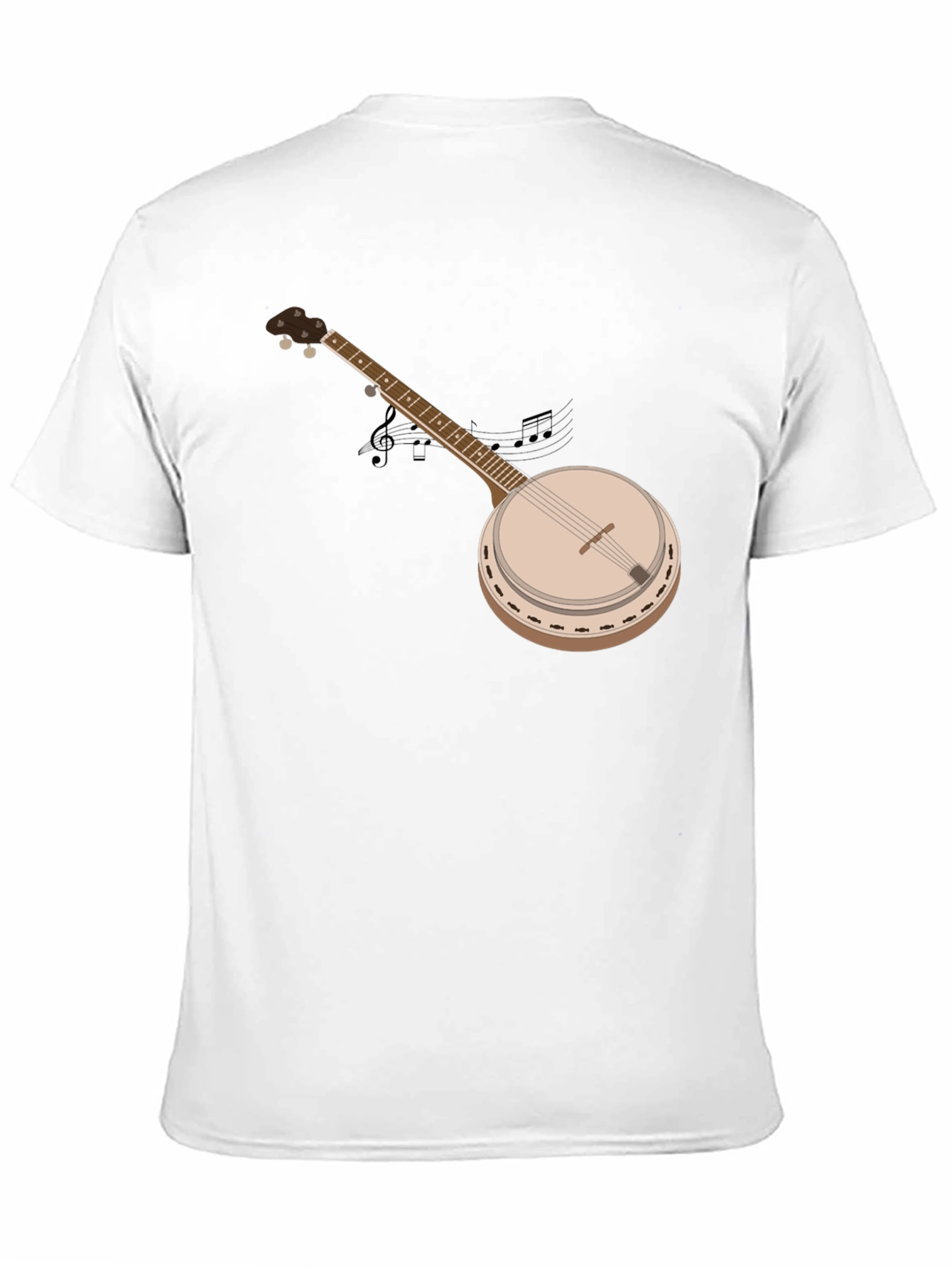 Black Banjo Graphic T-Shirt - Music Lover Tee view 11