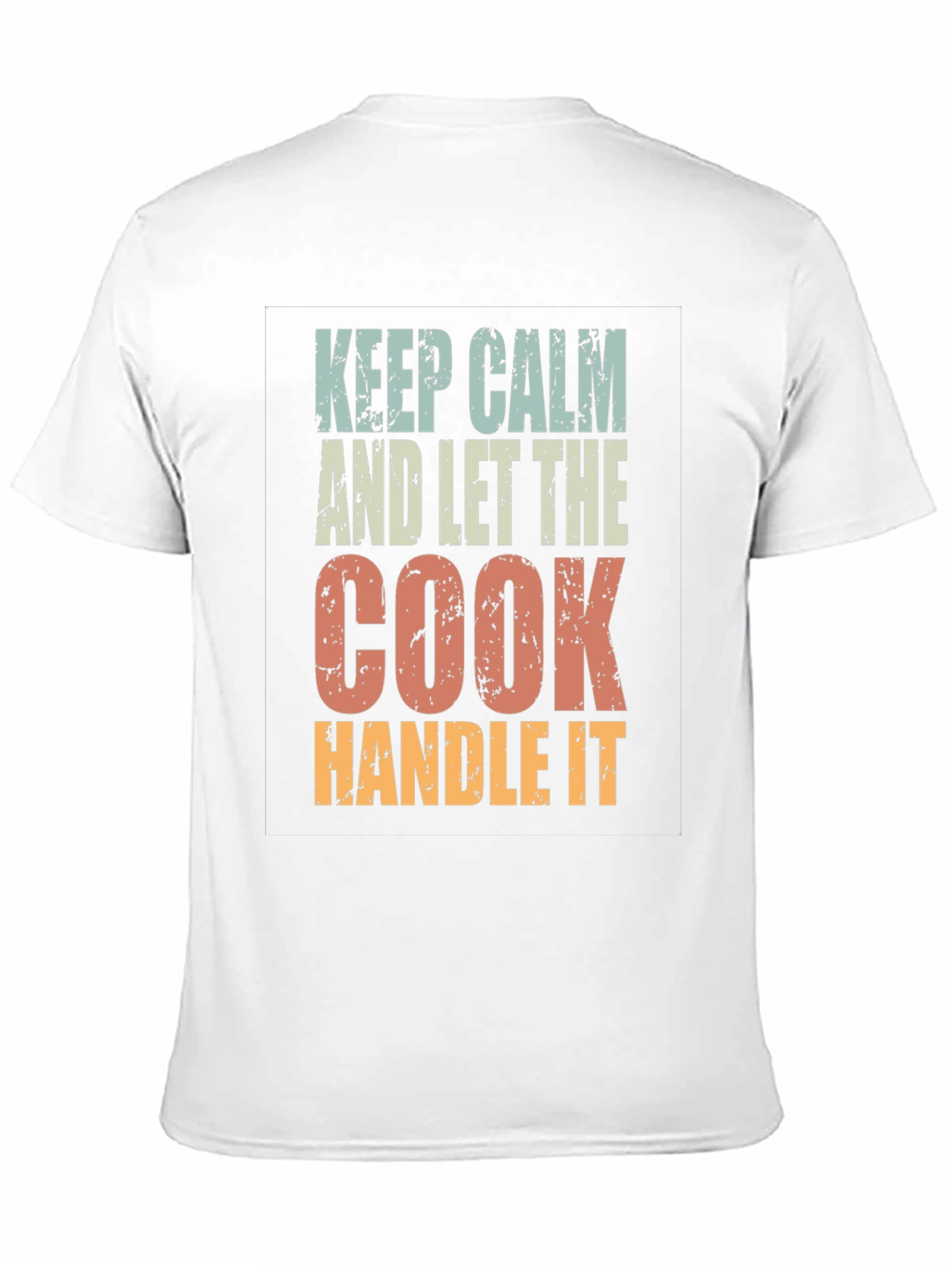 Black Keep Calm Cook T-Shirt - Chef Gift Idea view 11