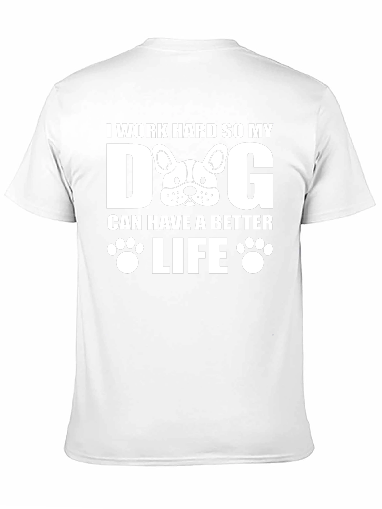 Black Dog Lover T-Shirt: I Work Hard So My Dog Can Have a Better Life view 11