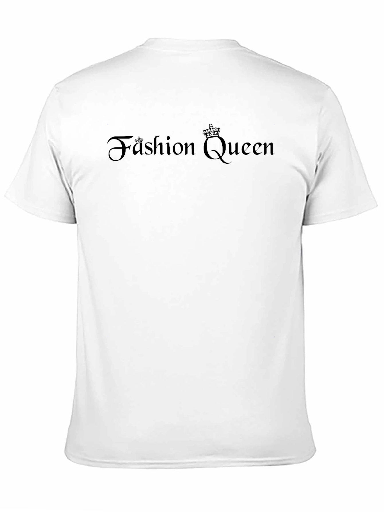 Black Fashion Queen Black Graphic Tee view 11