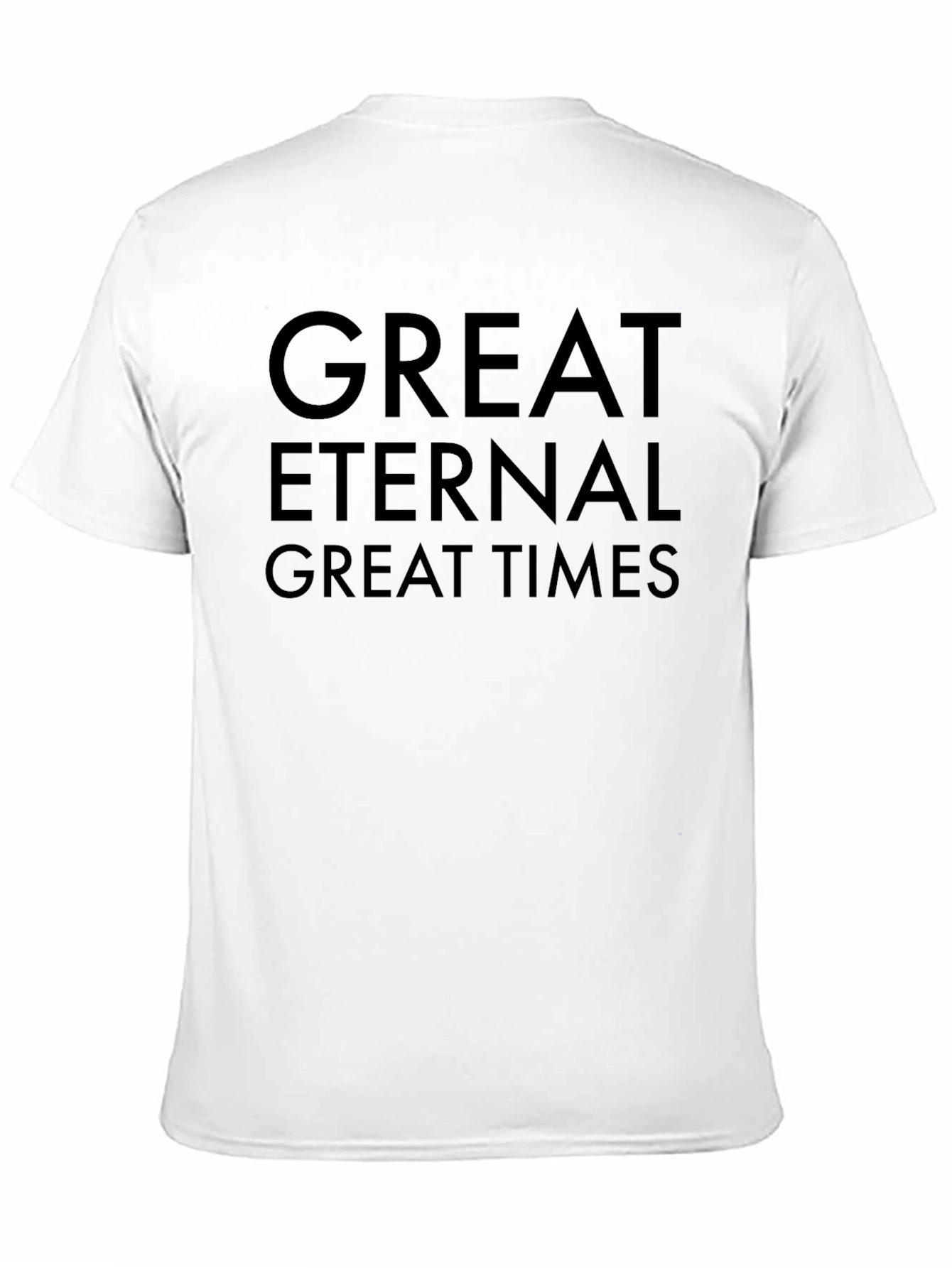 Black Great Eternal Great Times Graphic Tee view 11