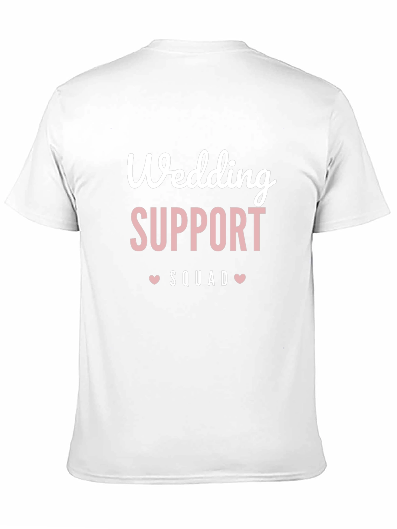 Black Wedding Support Squad T-Shirt view 11