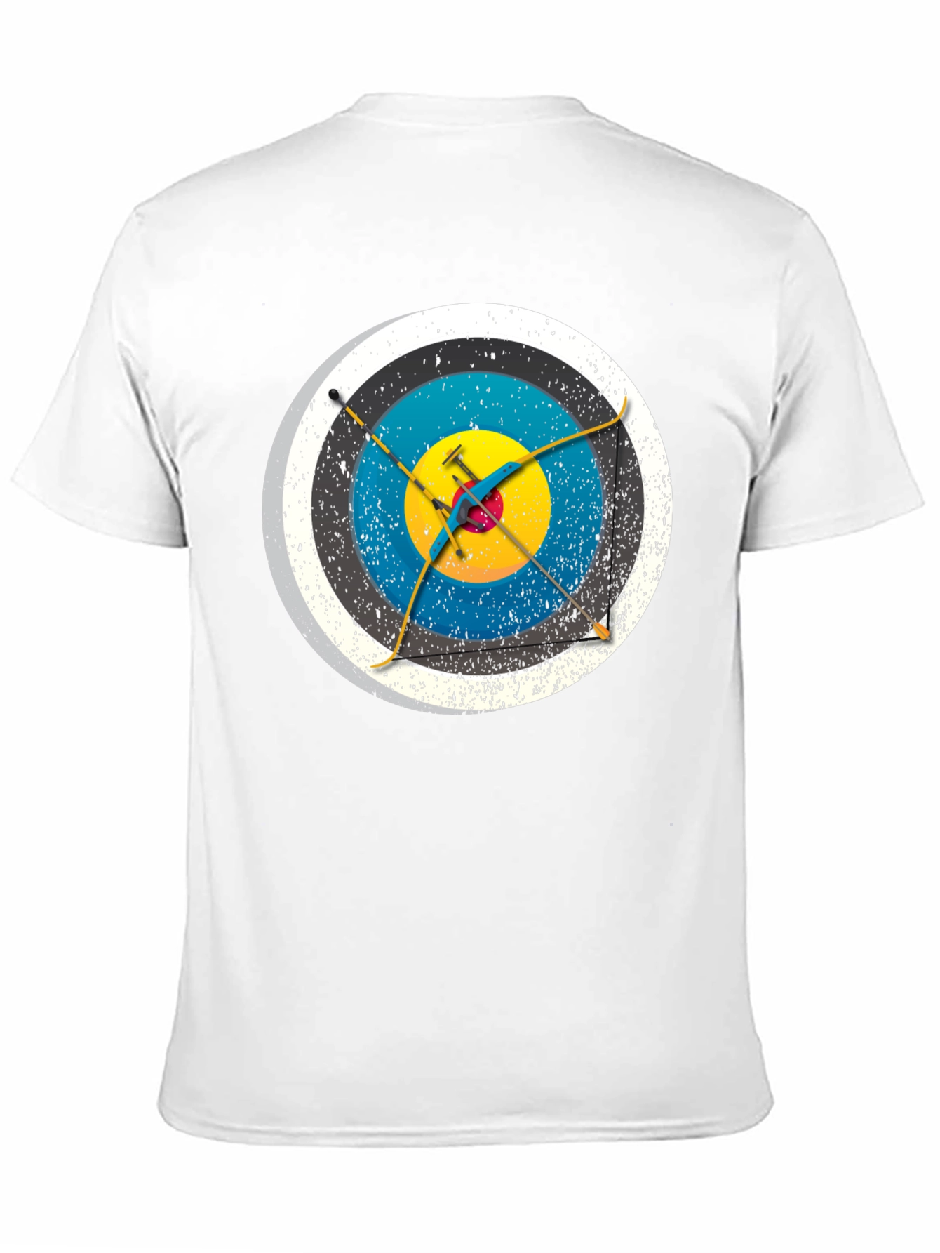 Black Archery Target Graphic T-Shirt view 11