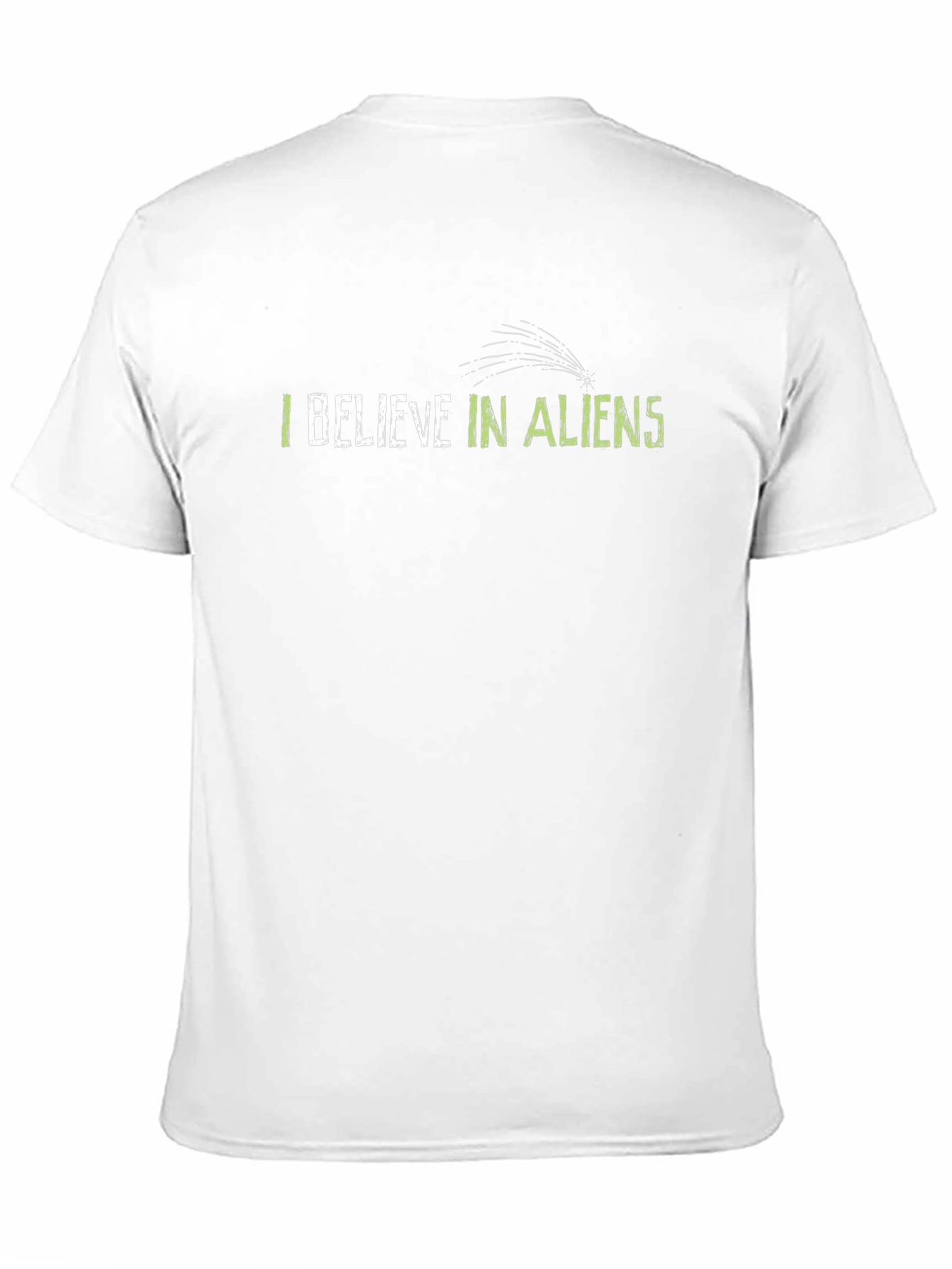 Black I Believe In Aliens Black Graphic Tee view 11