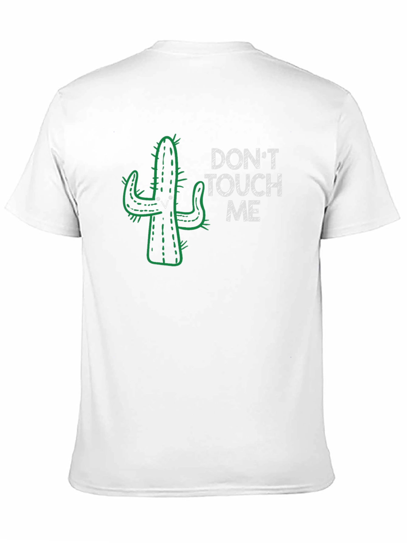 Black Don't Touch Me Cactus Graphic T-Shirt view 11