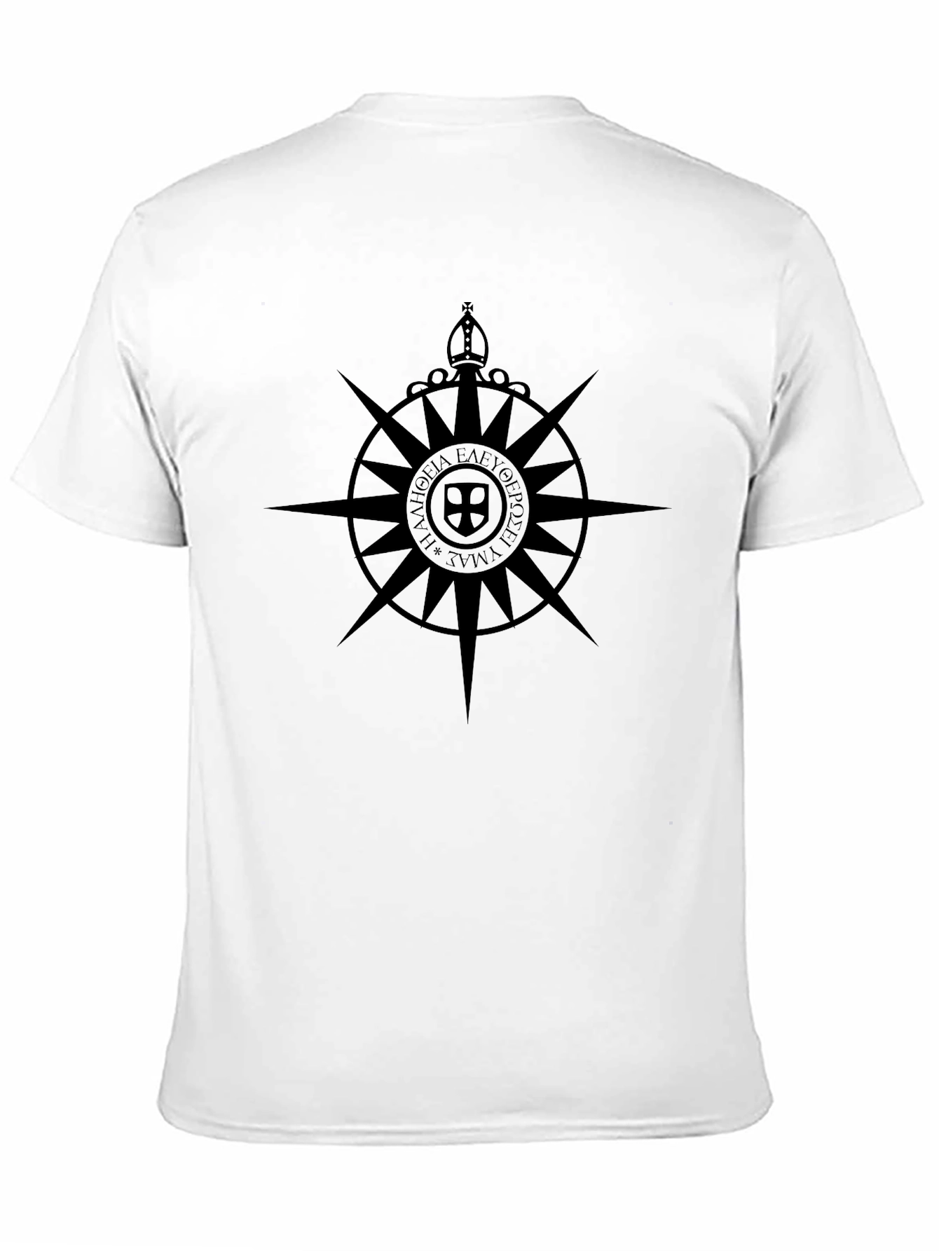 Black Black Compass Graphic T-Shirt view 11