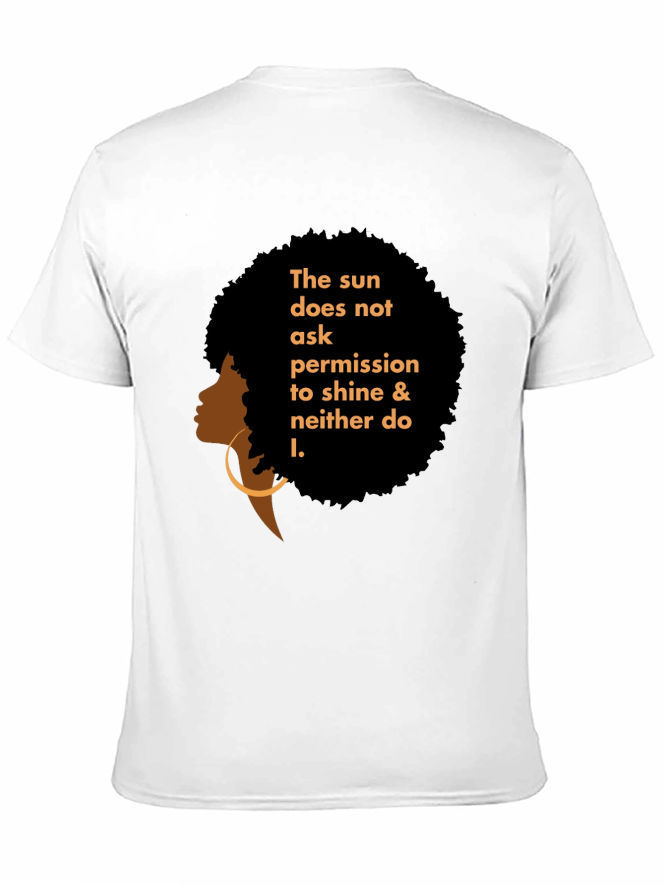 Black Empowered Woman Graphic Tee - Black view 11