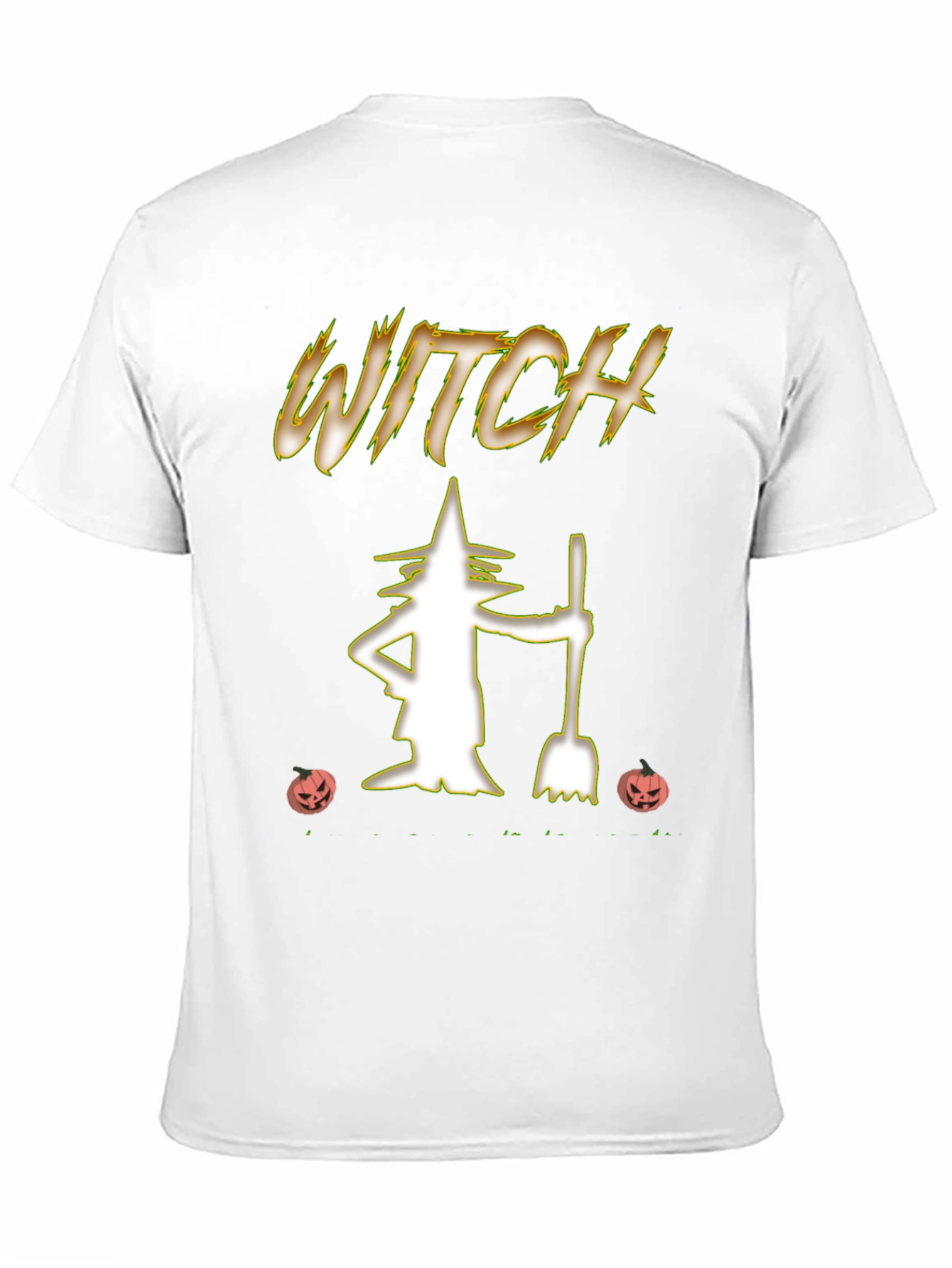 Black Witch Halloween T-Shirt view 11