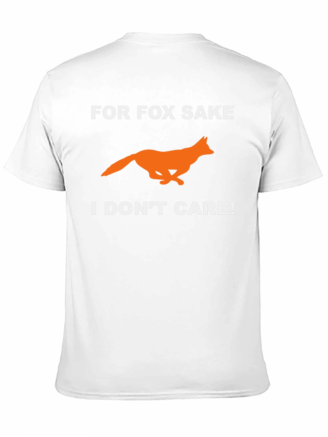 Black For Fox Sake T-Shirt - Funny Novelty Tee view 11
