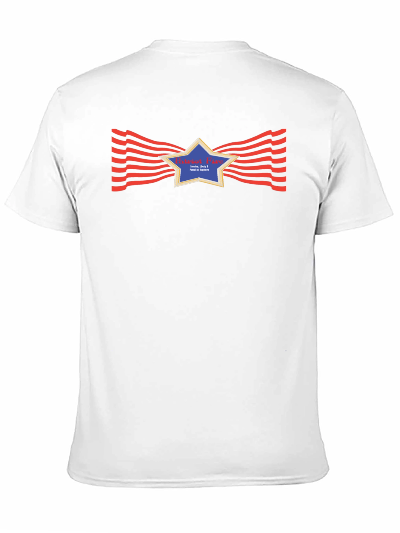 Black Patriotic Star Graphic Black T-Shirt view 11