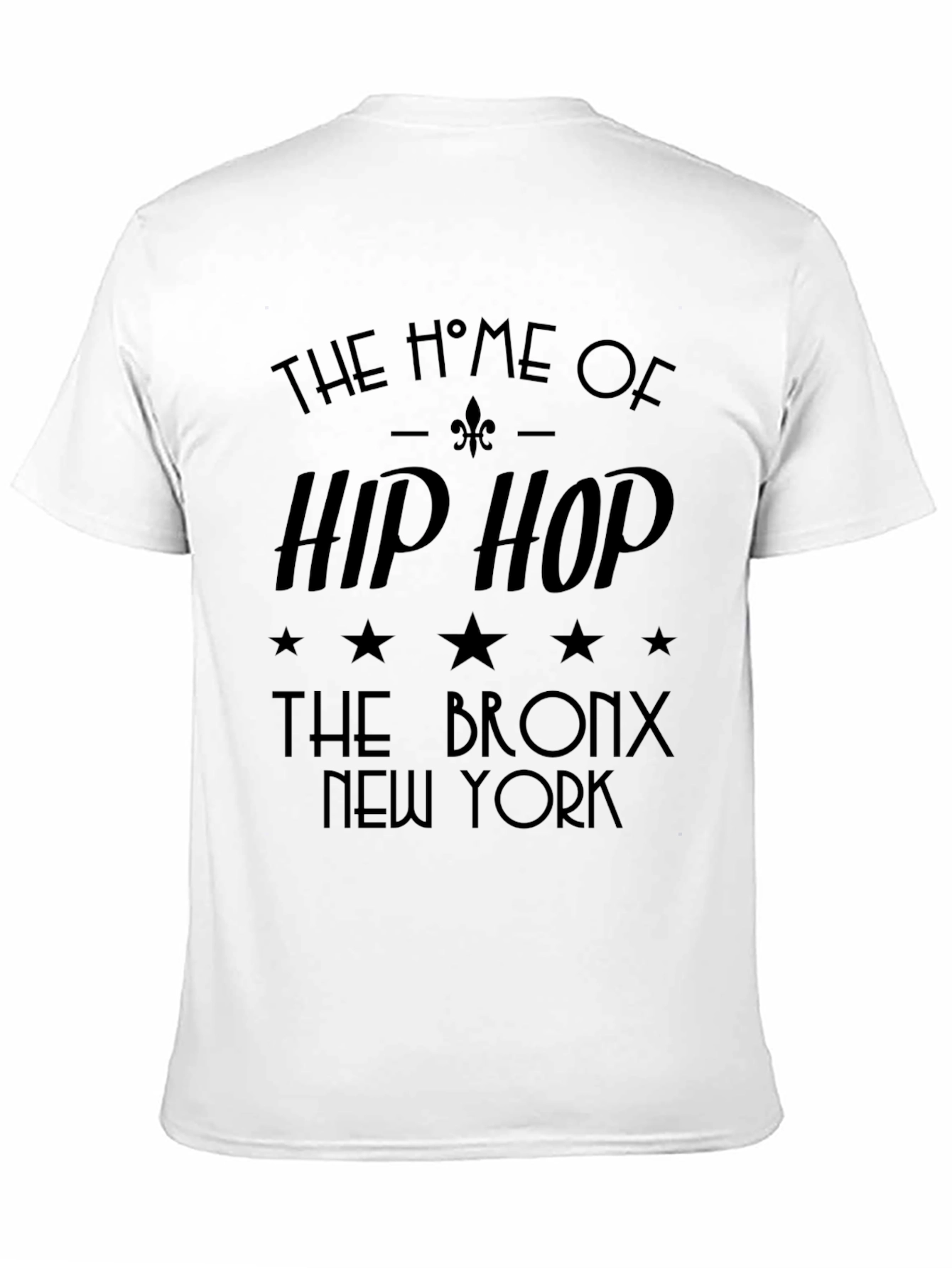 Black Hip Hop T-Shirt: Home of Hip Hop - The Bronx New York view 11