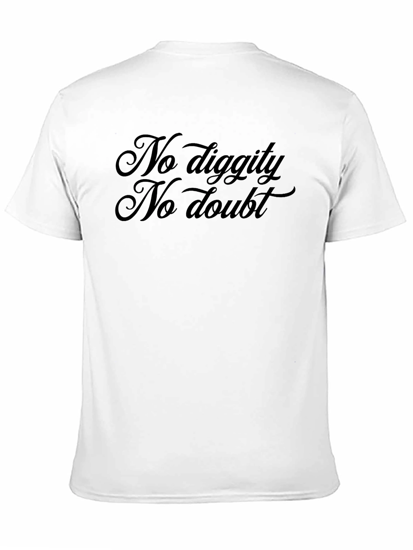 Black No Diggity No Doubt Black T-Shirt view 11