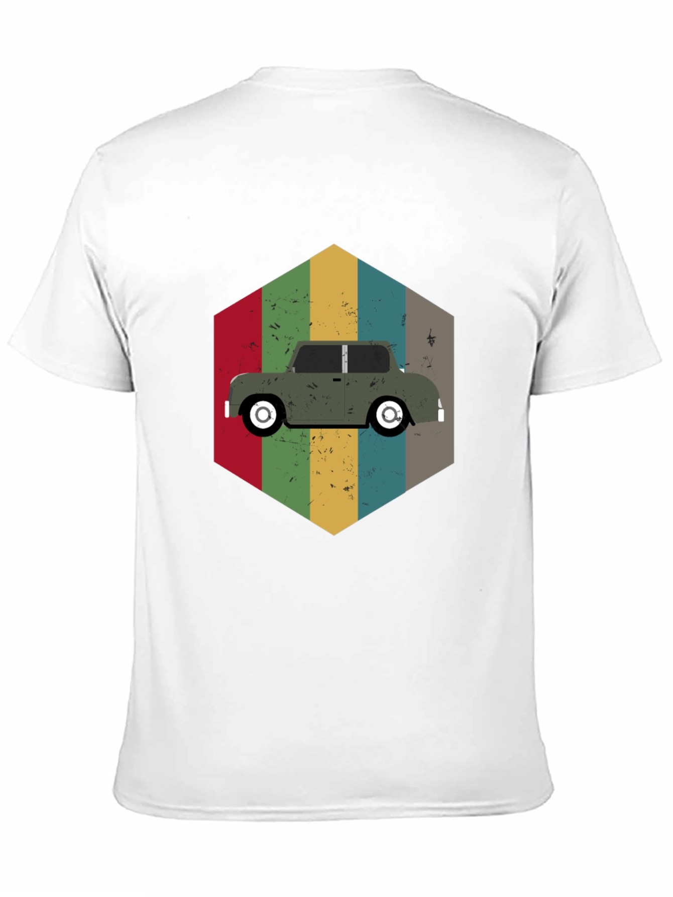 Black Vintage Car Graphic T-Shirt - Retro Style view 11
