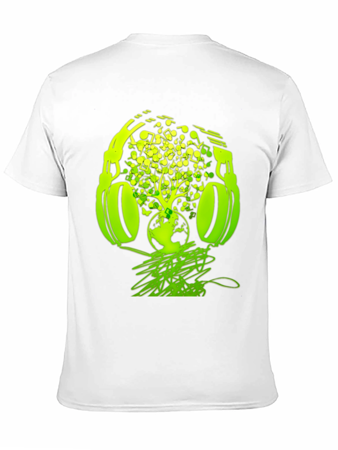 Black Earth Beats T-Shirt: Music Headphones Graphic Tee view 11