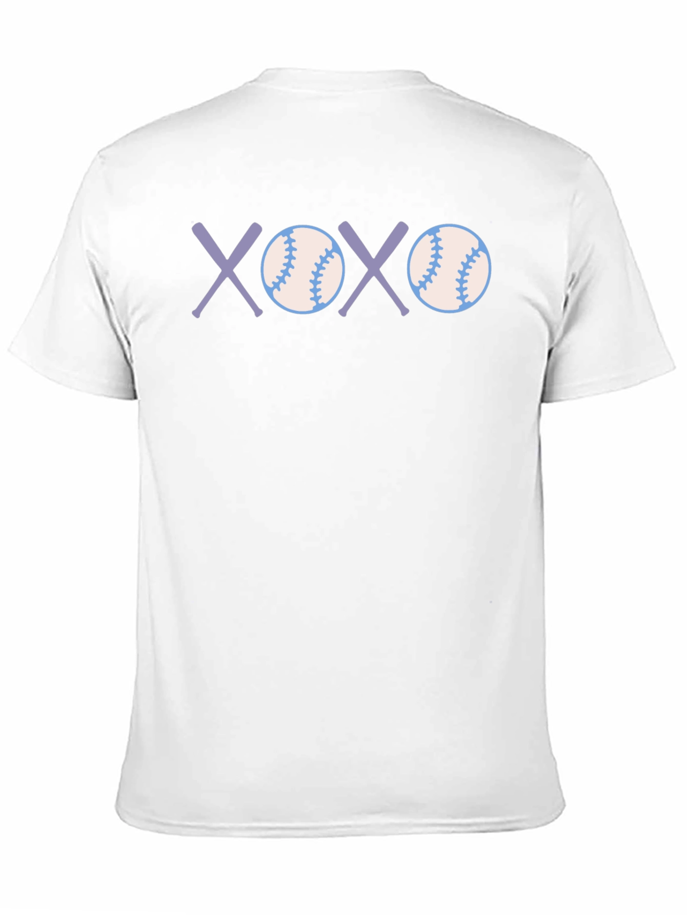 Black Baseball XOXO Graphic Tee - Soft Cotton Casual T-Shirt view 11