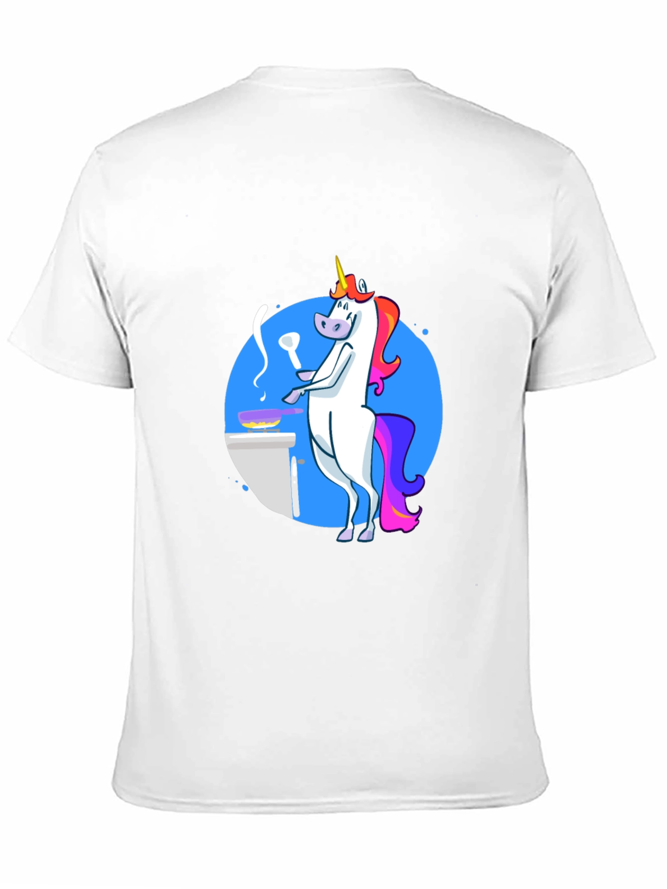 Black Unicorn Chef T-Shirt view 11