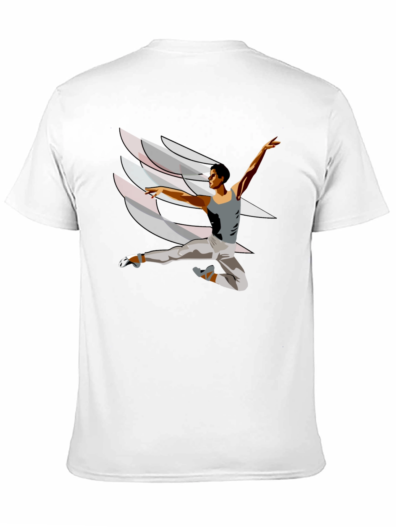 Black Ballet Dancer Graphic T-Shirt - Black view 11