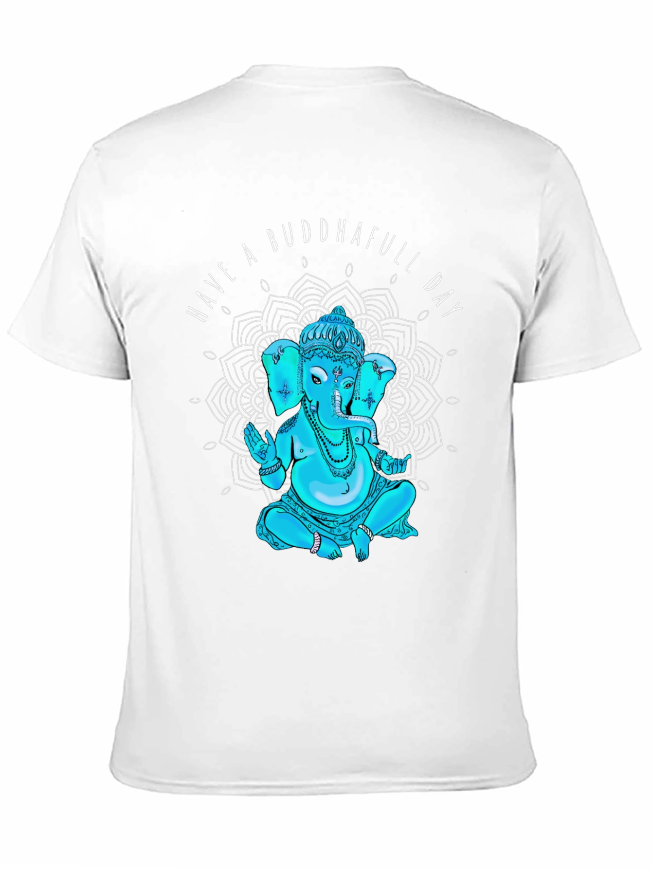 Black Buddhafull Day Graphic T-Shirt view 11