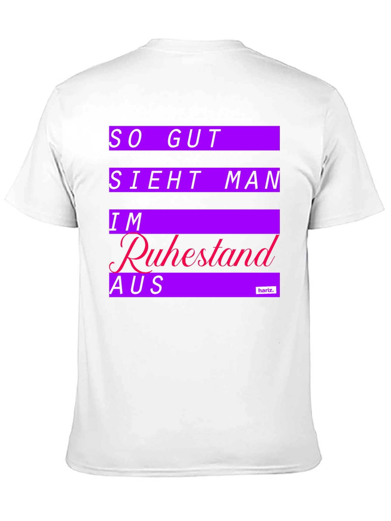Black Funny Retirement T-Shirt - 'So Gut Sieht Man Im Ruhestand Aus' view 11