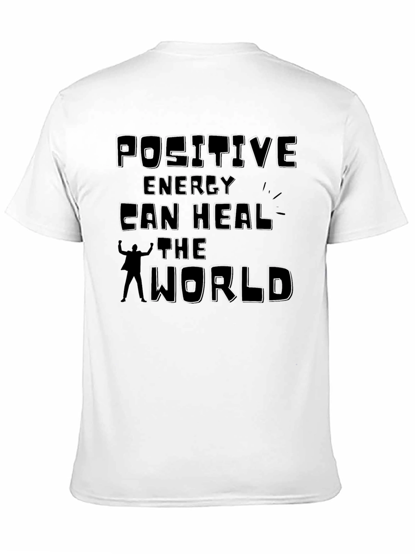 Black Positive Energy Can Heal the World T-Shirt view 11
