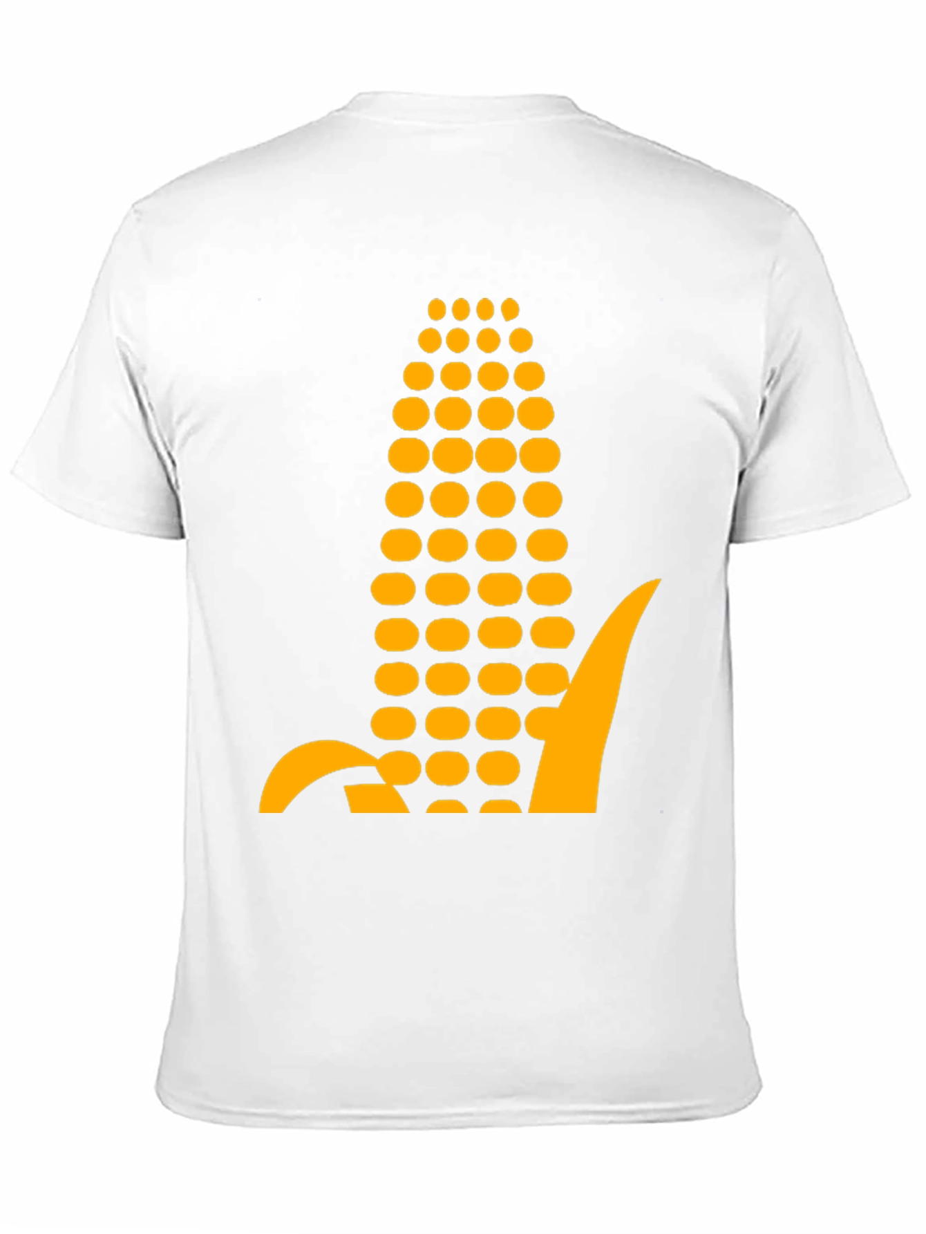 Black Corn Graphic Tee - Black Cotton T-Shirt view 11